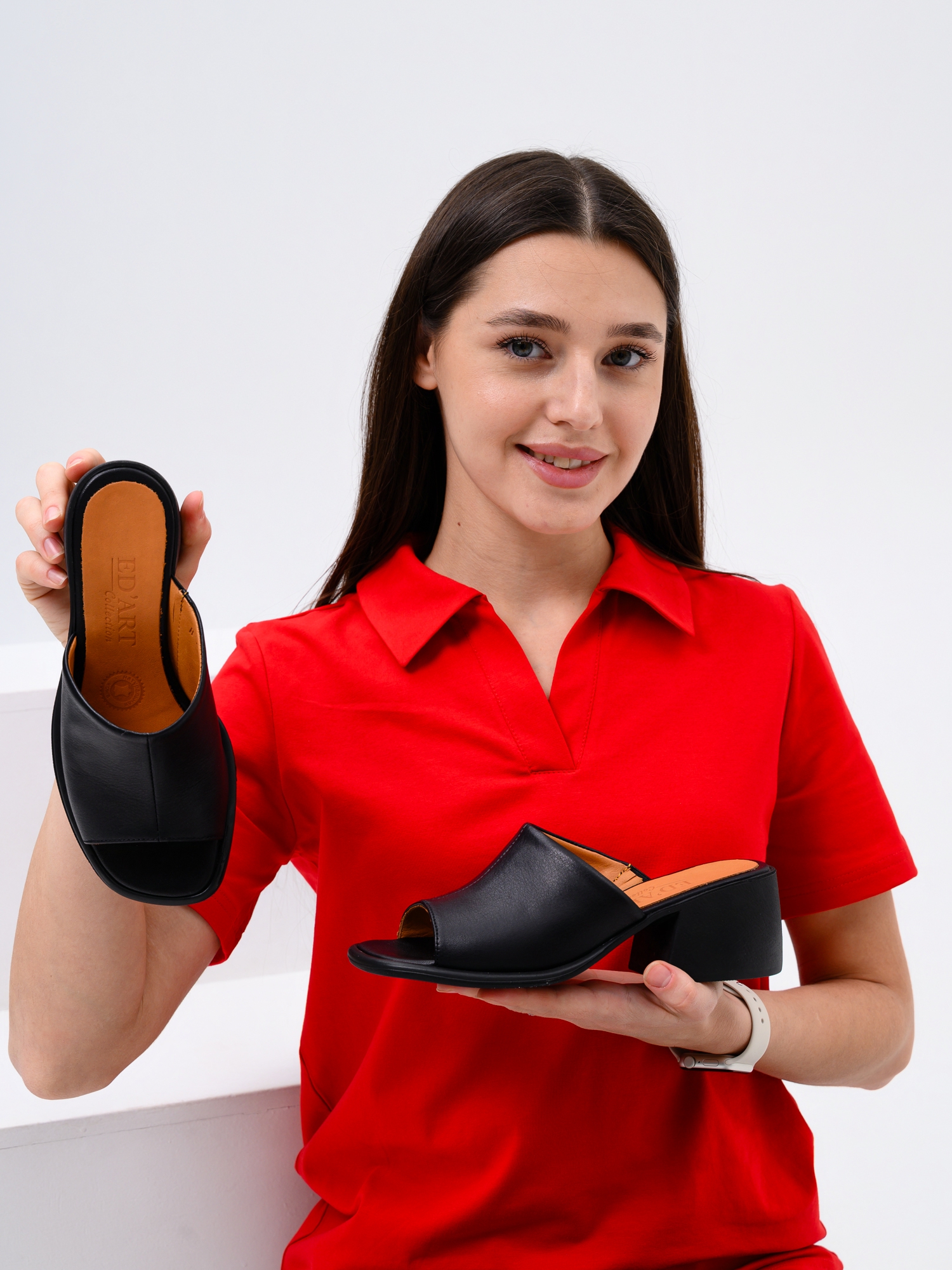 картинка Босоножки ED'ART 4012.23663'bl. Черный от интернет магазина