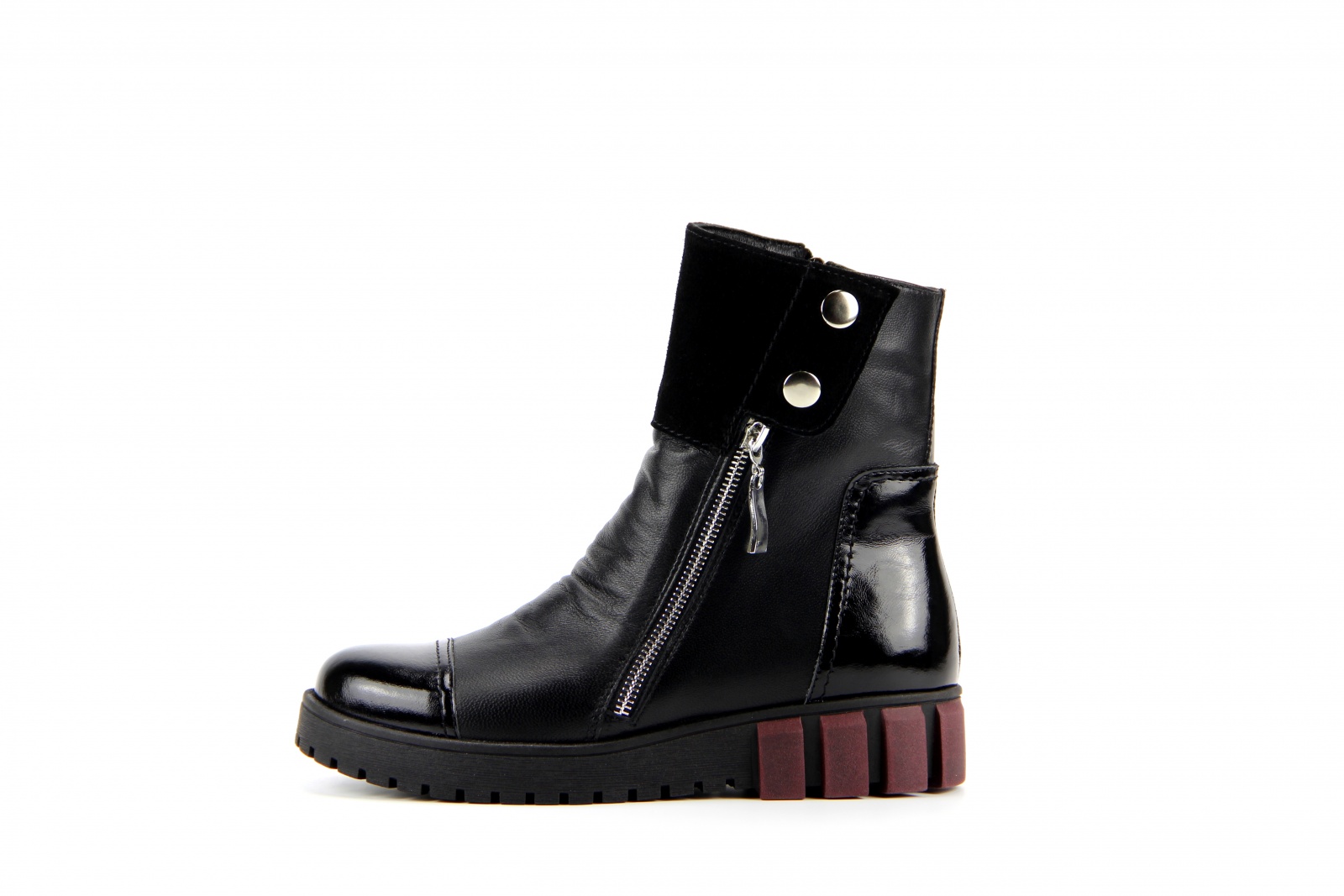 картинка Ботинки ED'ART 235.astra8'b.black'lacq от интернет магазина