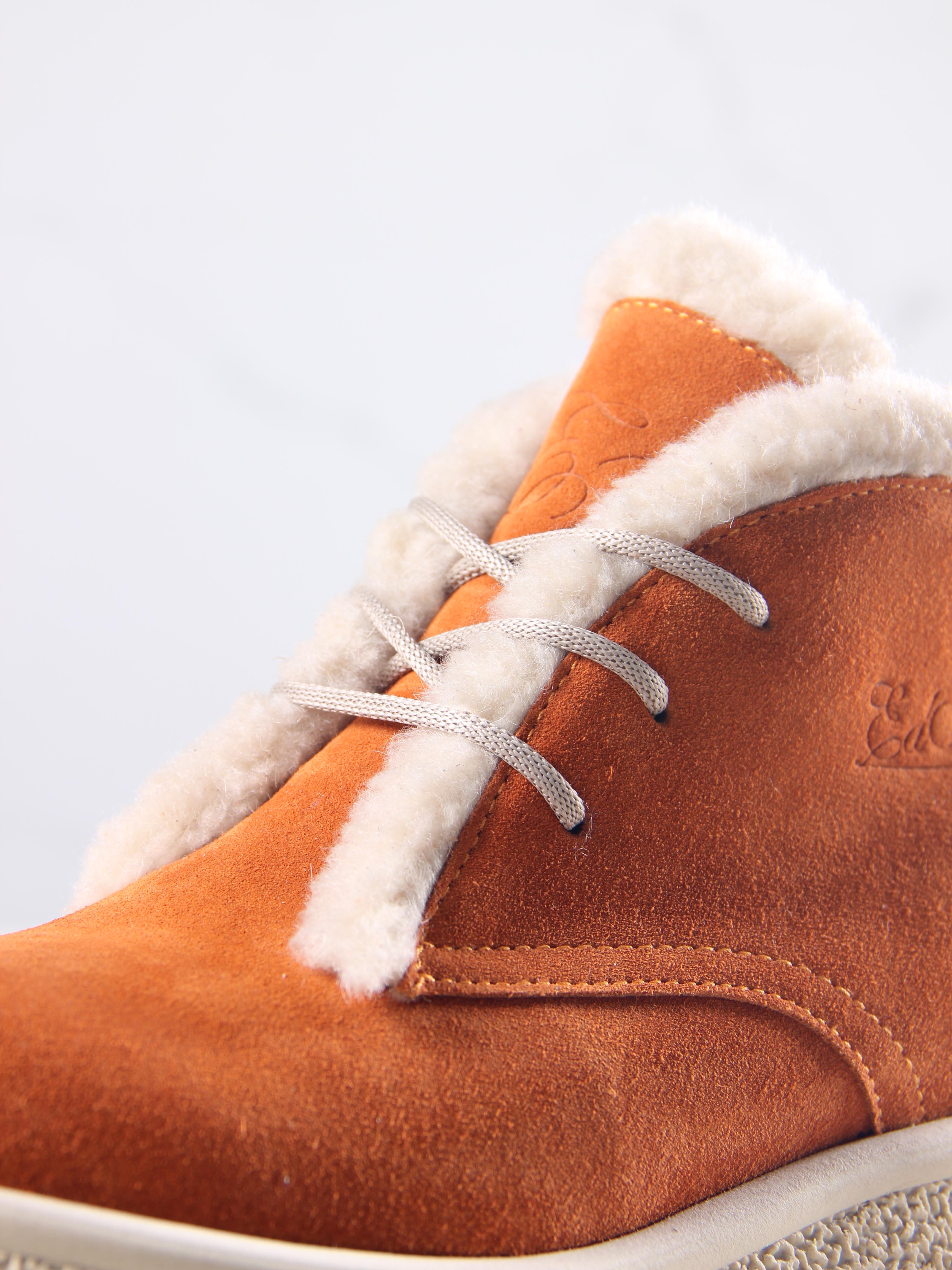 картинка Ботинки ED'ART 308.агата'w. мандарин замша з от интернет магазина