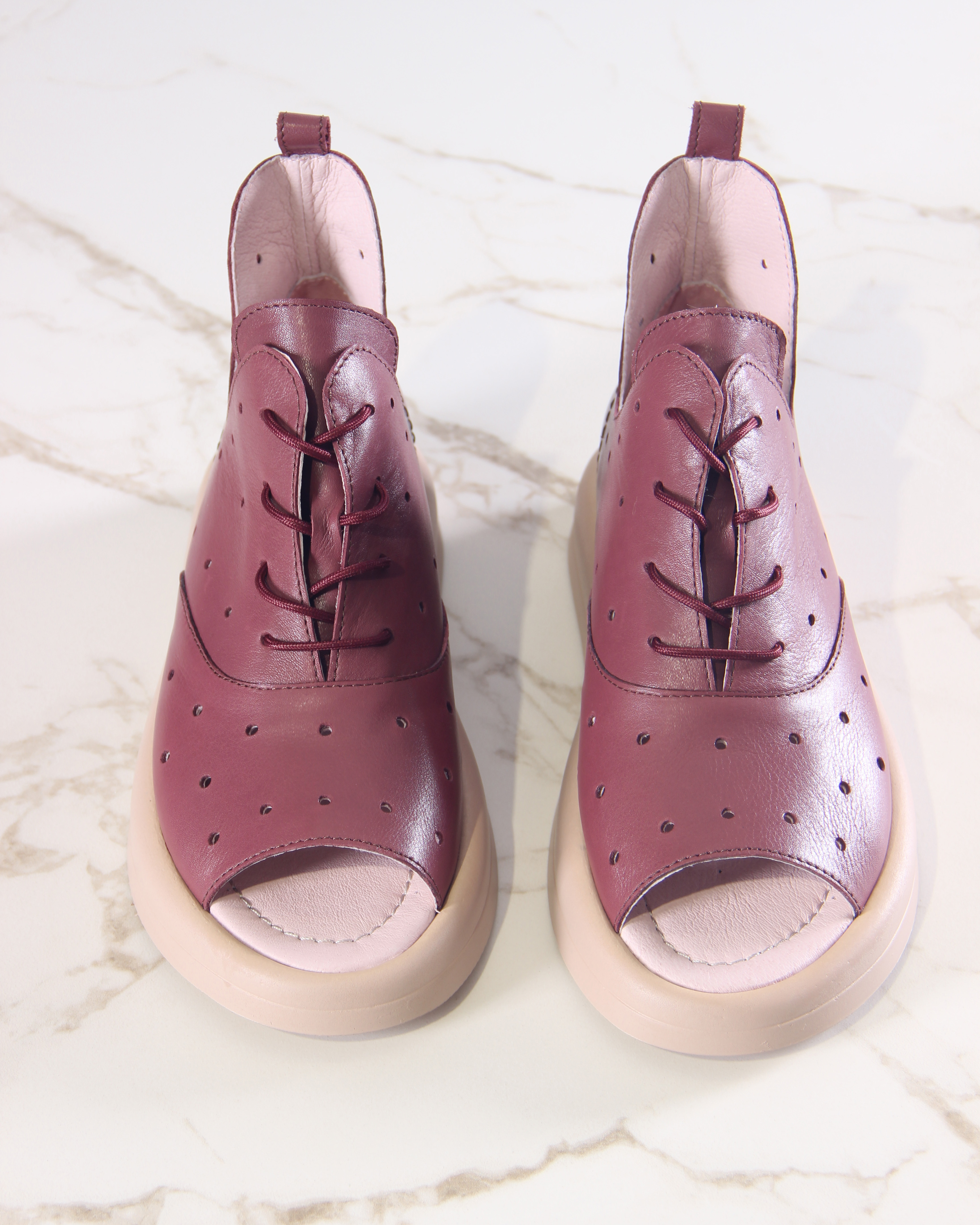 картинка Босоножки ED'ART 1059.0132'c. Гнилая вишня+какао от интернет магазина