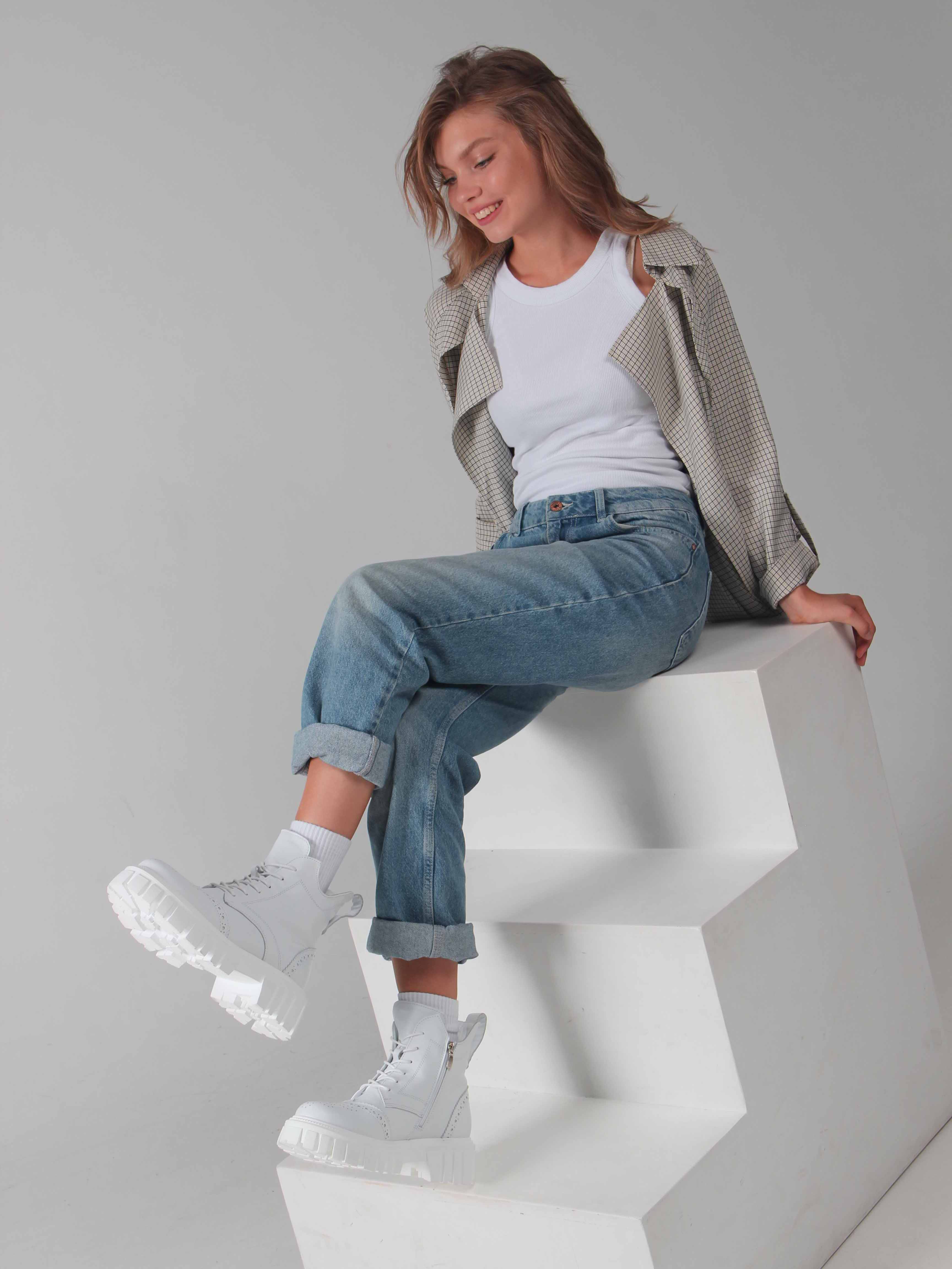 картинка Ботинки ED'ART 338.21153'w. Белый от интернет магазина