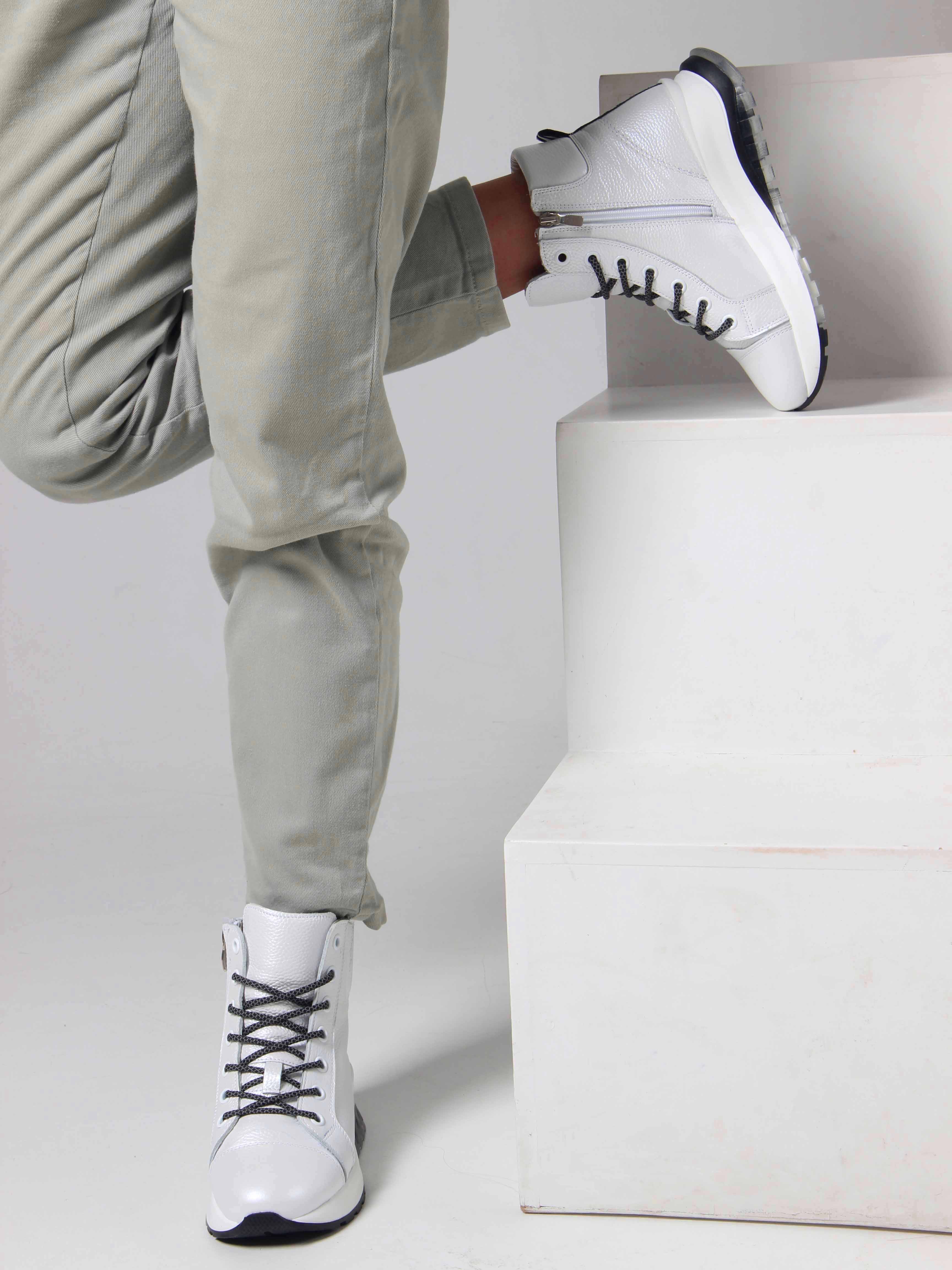 картинка Ботинки ED'ART 311.AVATAR'bl. Белый макс от интернет магазина