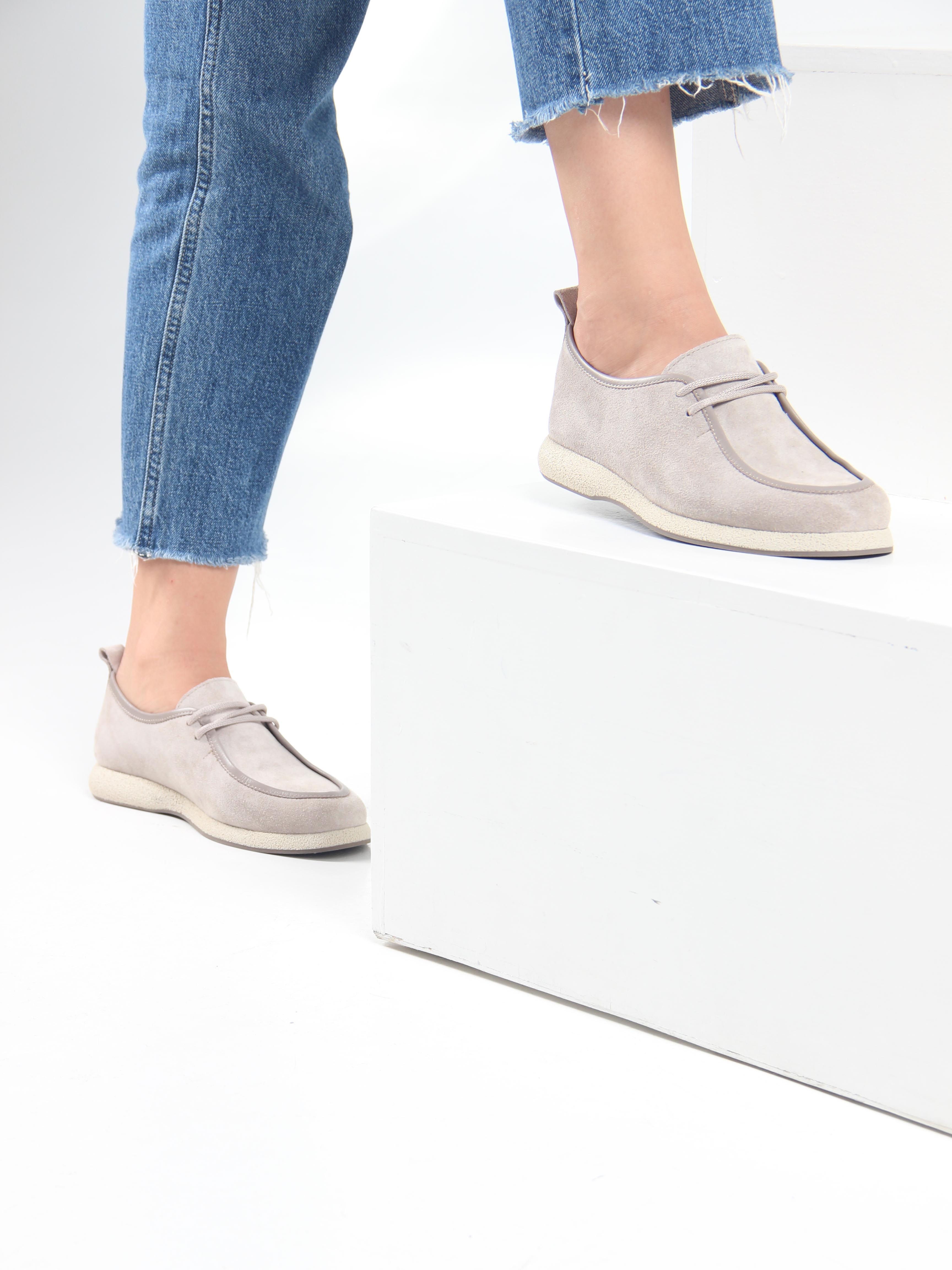 картинка Мокасины ED'ART 191.1607'be. каменный замша от интернет магазина