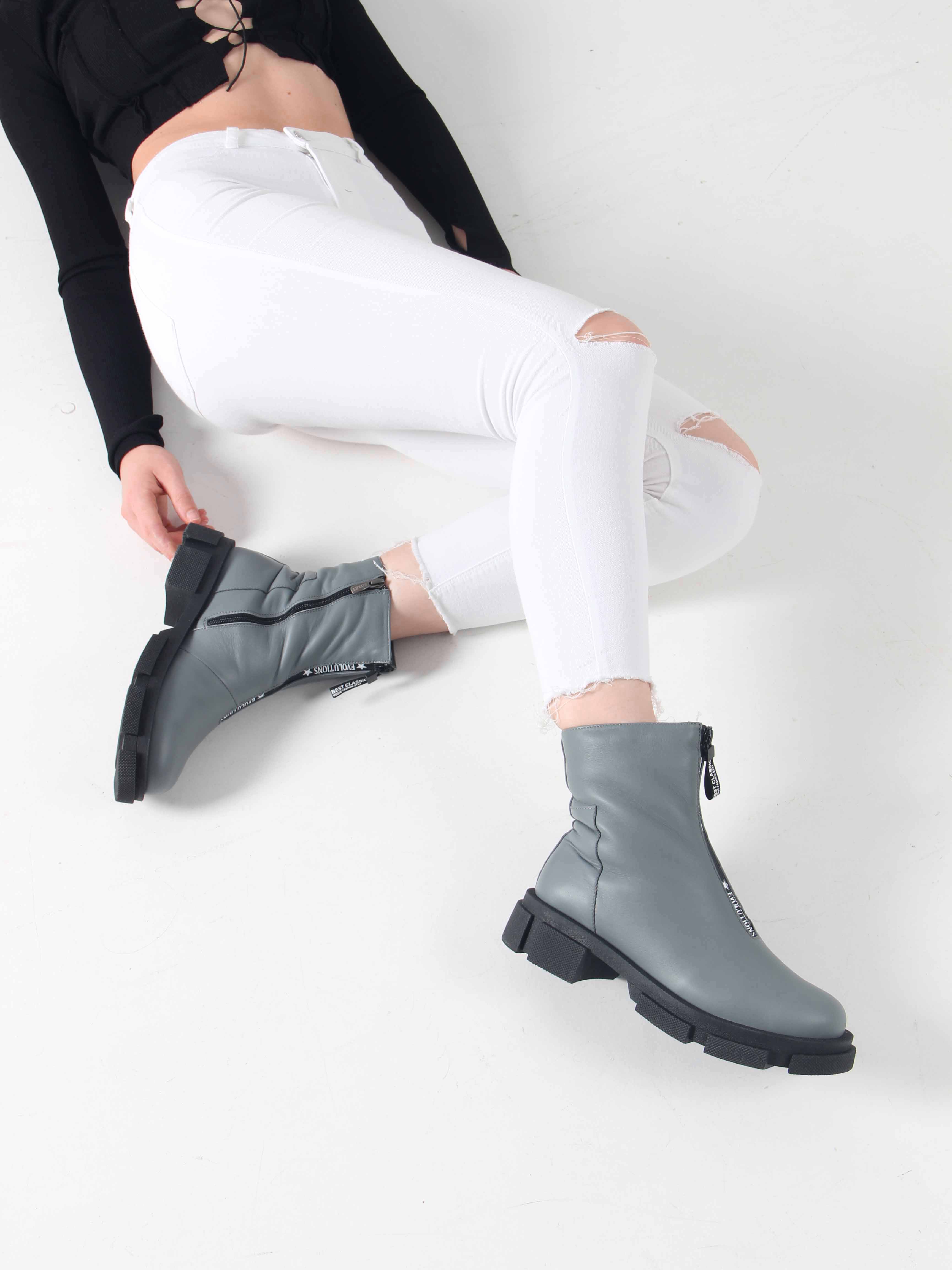 картинка Ботинки ED'ART 325.L.21074'bl.Серый от интернет магазина