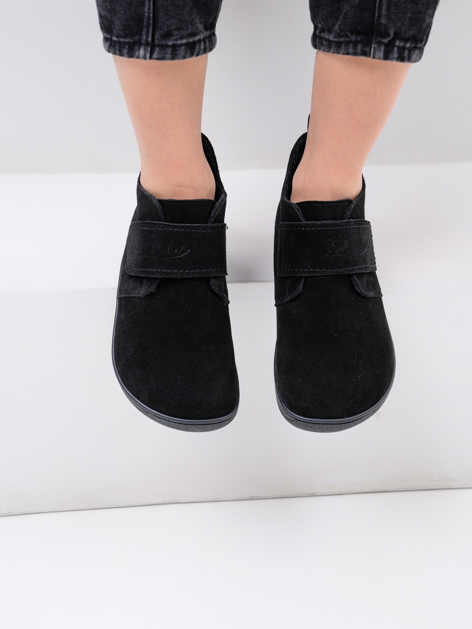 картинка Босоногие ботинки  ED'ART 209.NATA'bl.Черная замша от интернет магазина