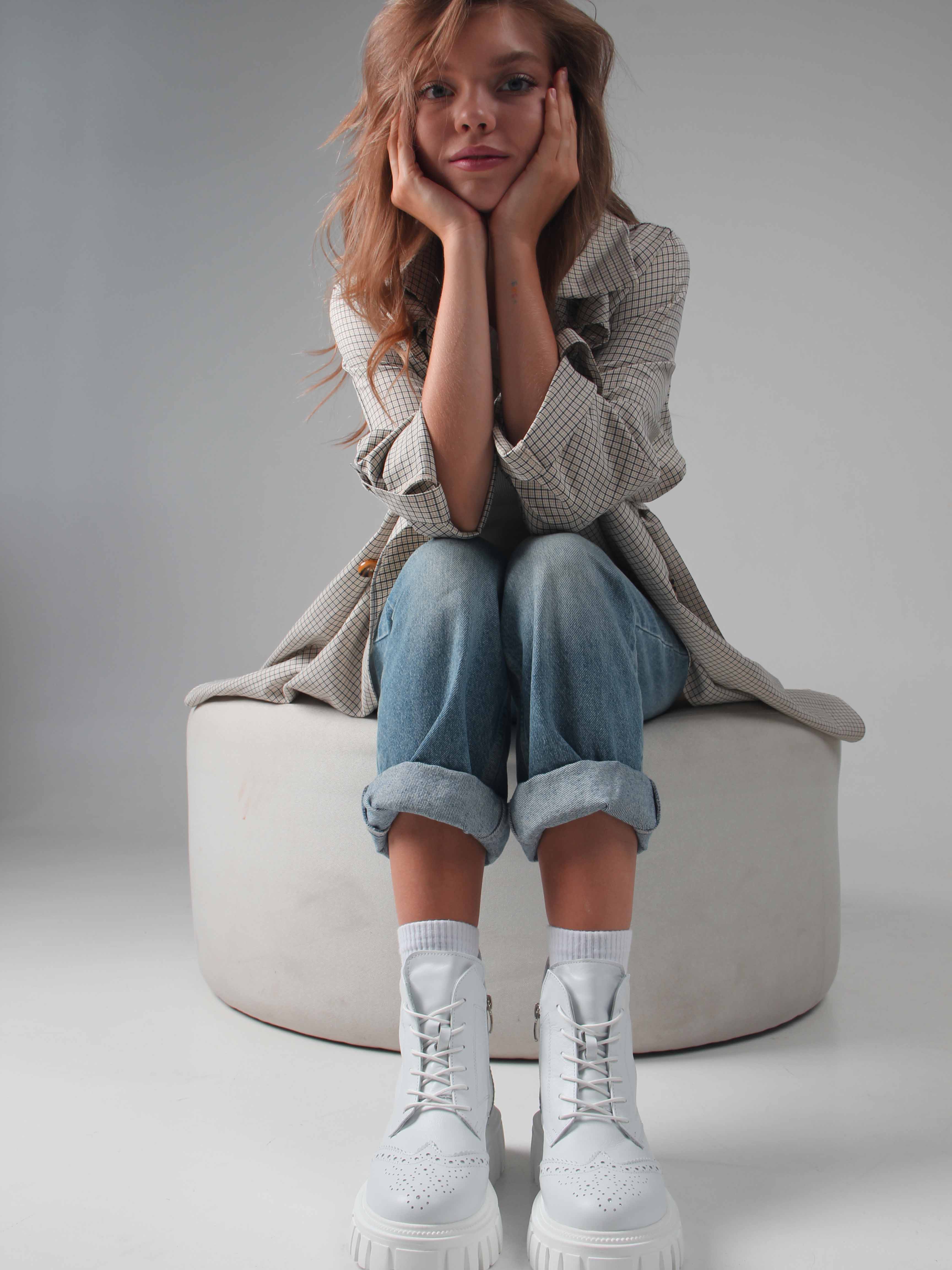 картинка Ботинки ED'ART 338.21153'w. Белый от интернет магазина