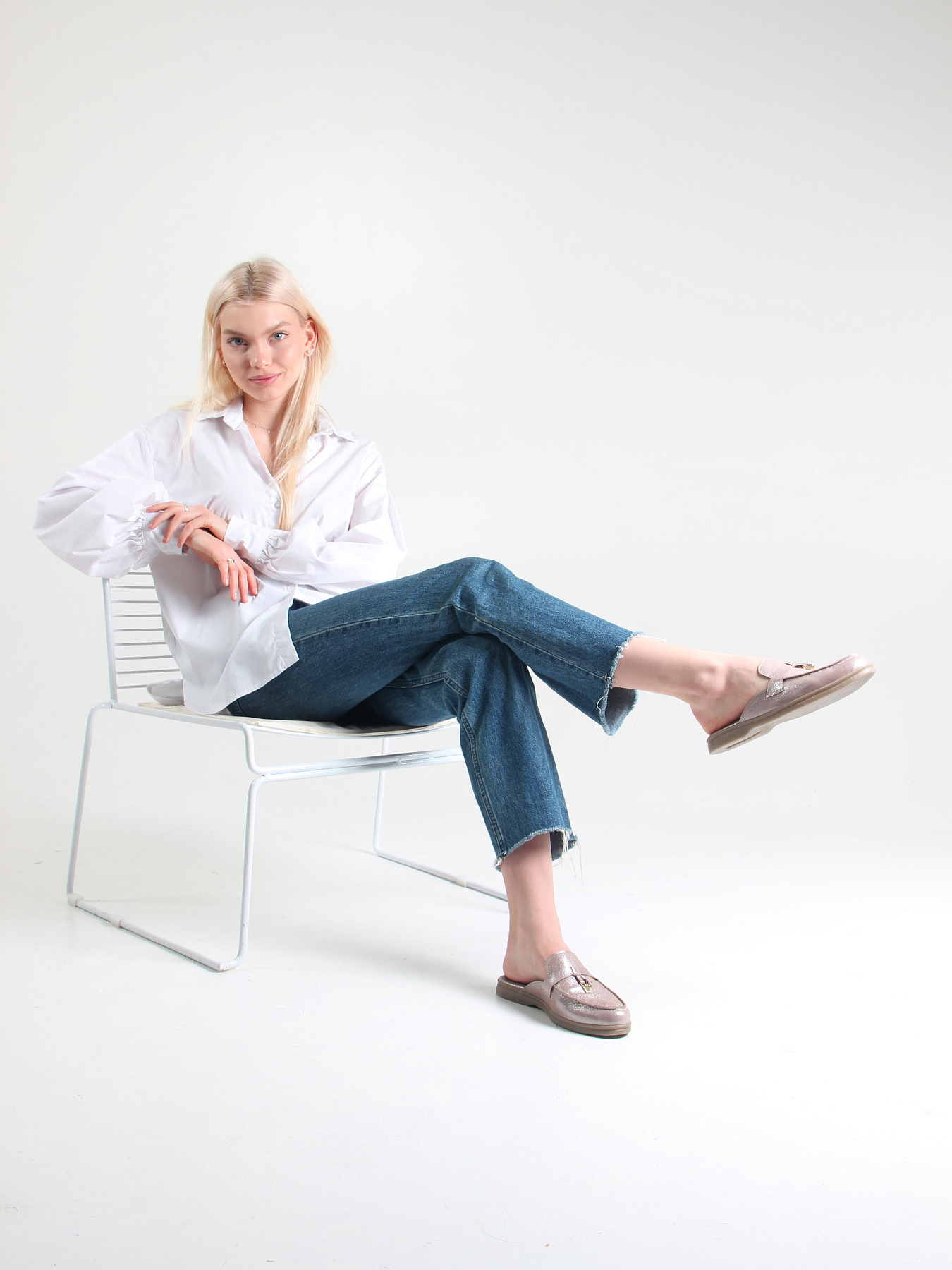 картинка Мюли ED'ART 1070.2614'be. тауп астана от интернет магазина