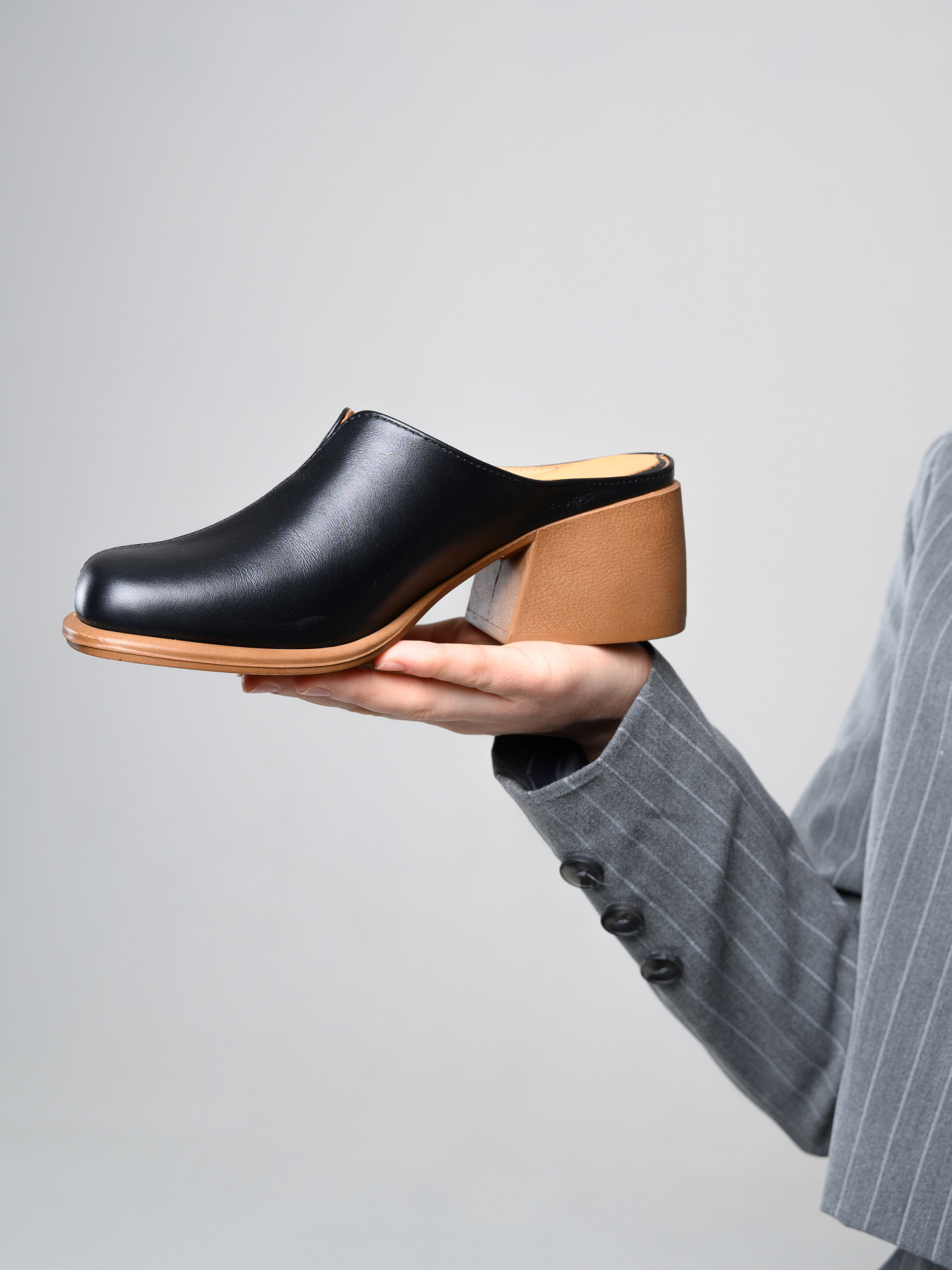 картинка Сабо ED'ART  5200.23663'br. Черный+коричневый от интернет магазина