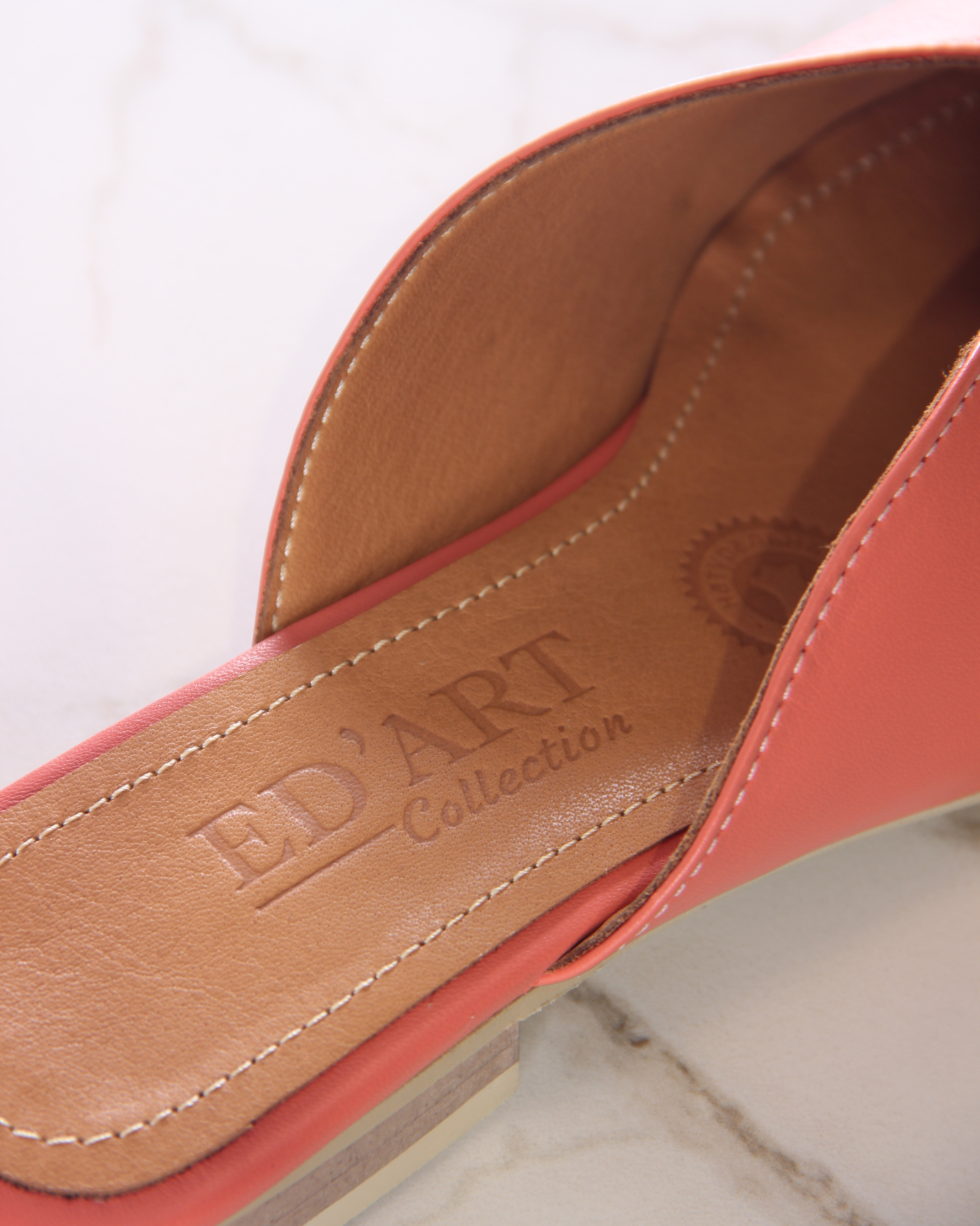 картинка Мюли ED'ART 1001.34104'be. Коралл от интернет магазина