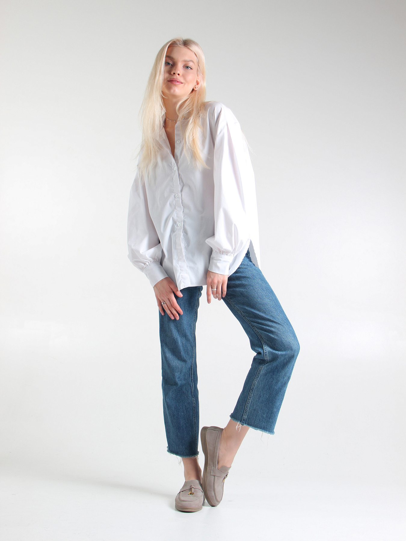 картинка Лоферы туфли ED'ART 170.2614'be. ваниль замша от интернет магазина