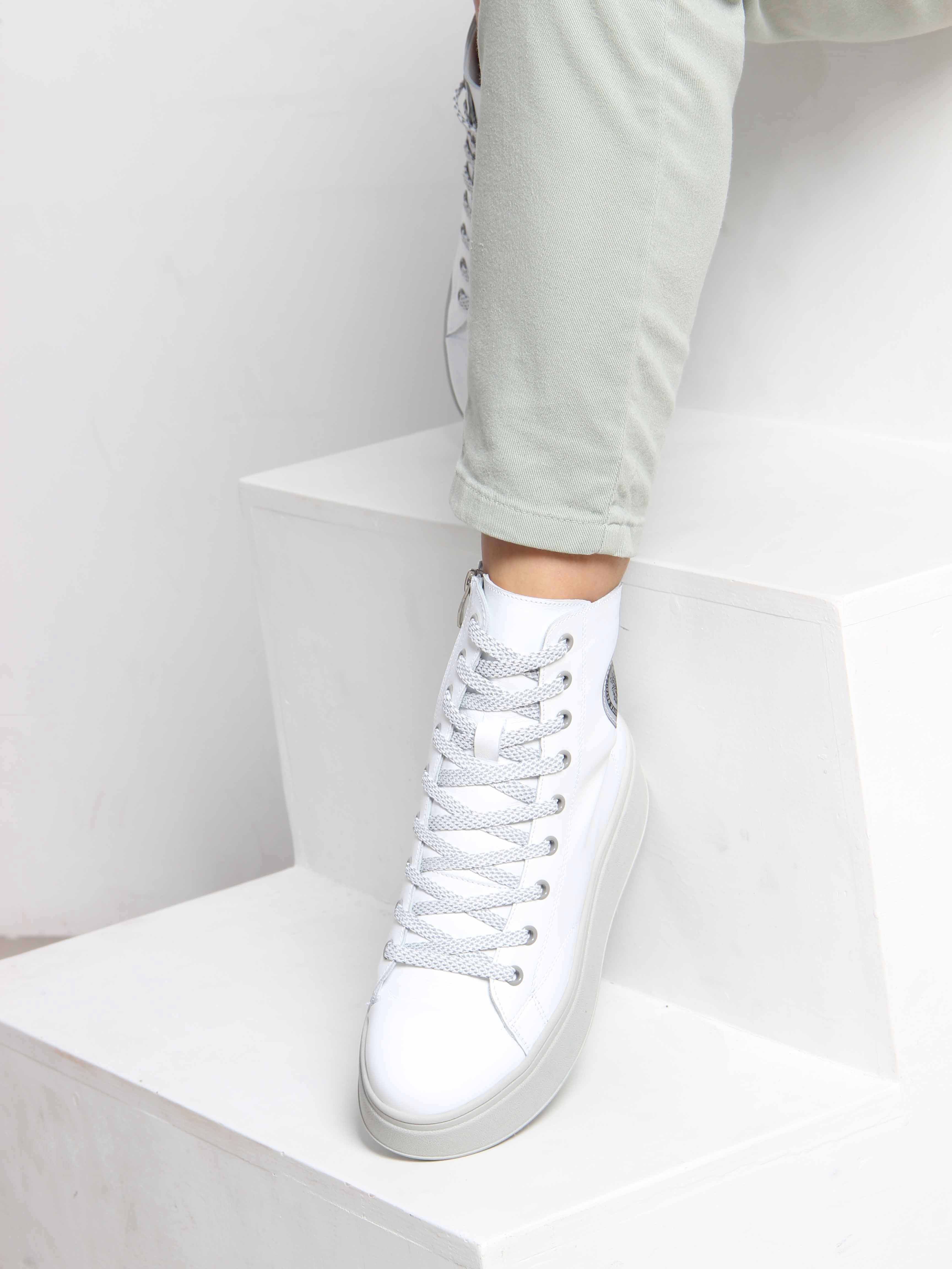 картинка Ботинки ED'ART 215.ALTA'gr. Белый серый от интернет магазина