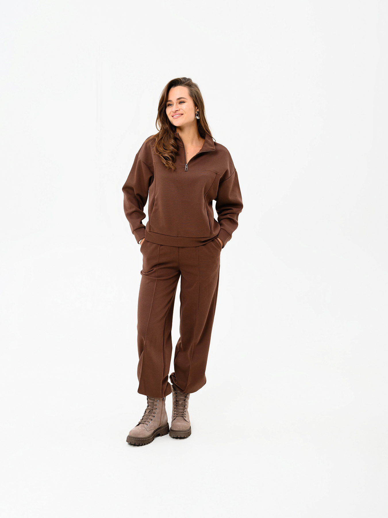 картинка Ботинки ED'ART 327.22511'br.Капучино замша от интернет магазина