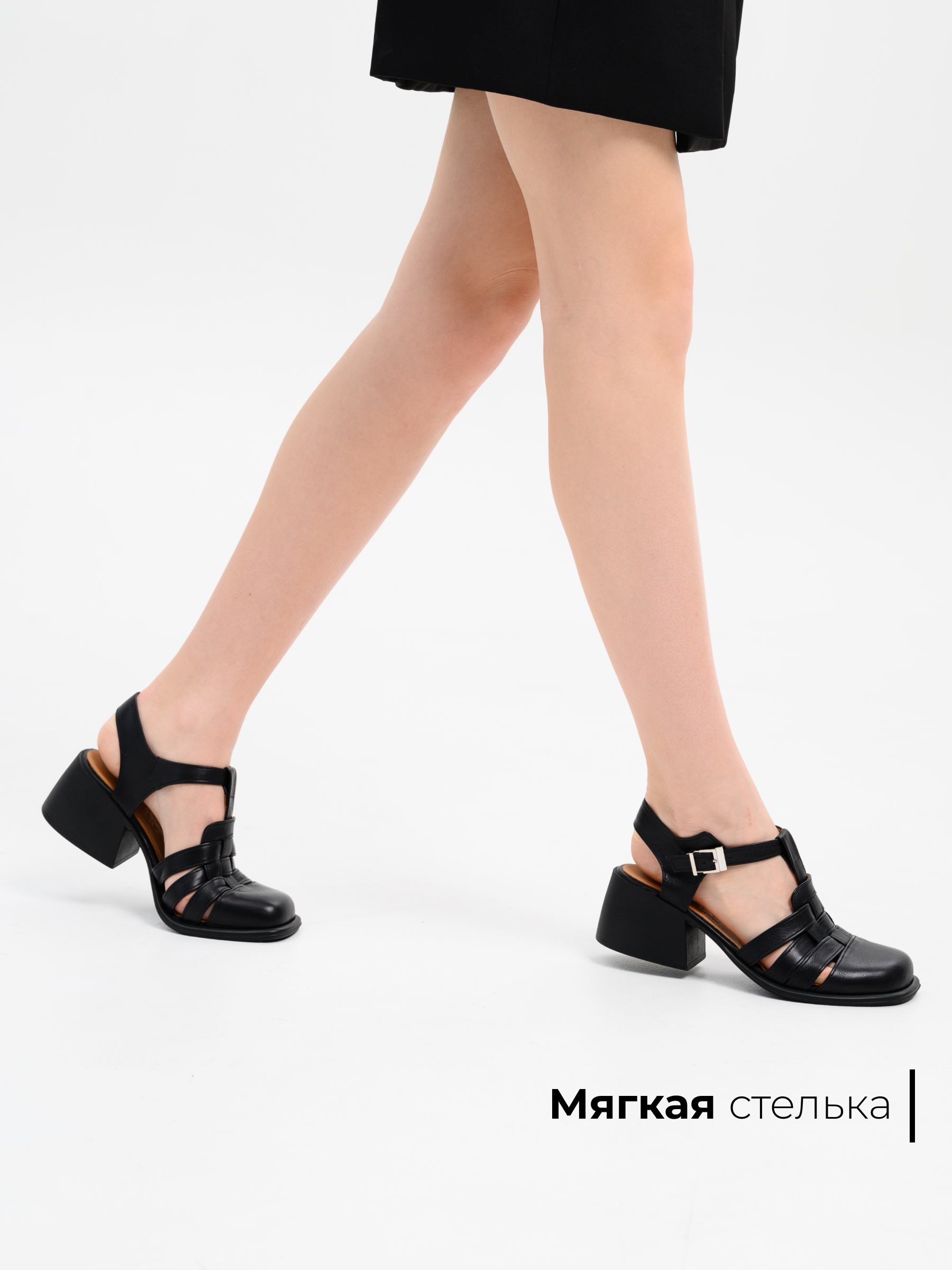 картинка Босоножки ED'ART 5035.23663'bl. Черный от интернет магазина