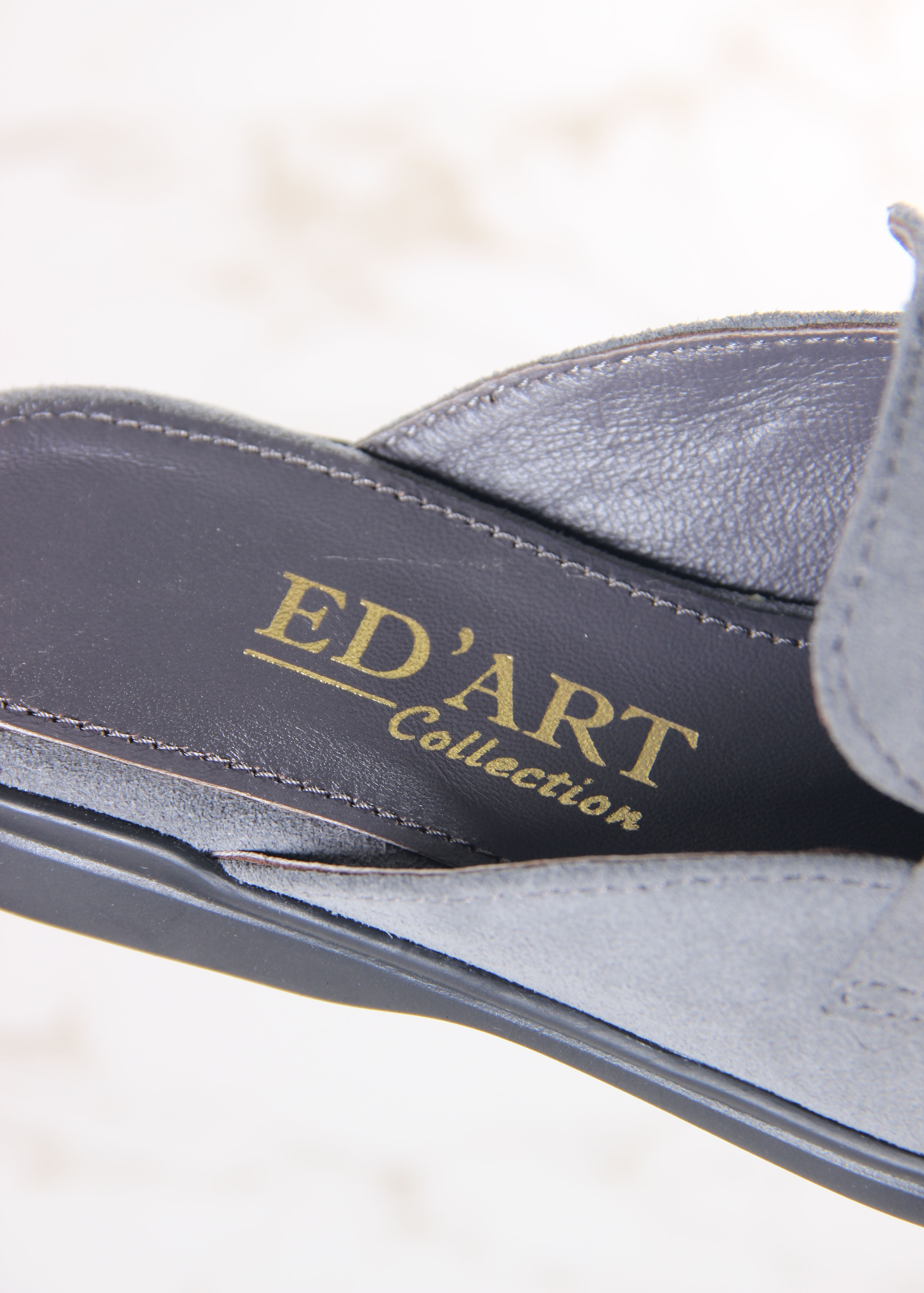 картинка Мюли ED'ART 1070.2614'bl. серый замша от интернет магазина