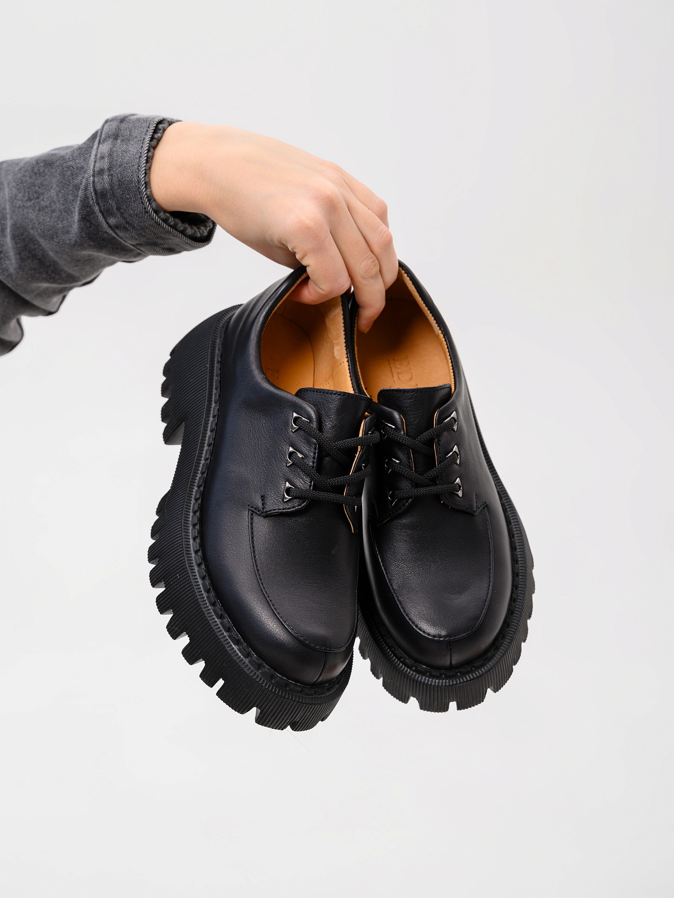 картинка Туфли полуботинки ED'ART 202.14728'bl. Черный от интернет магазина