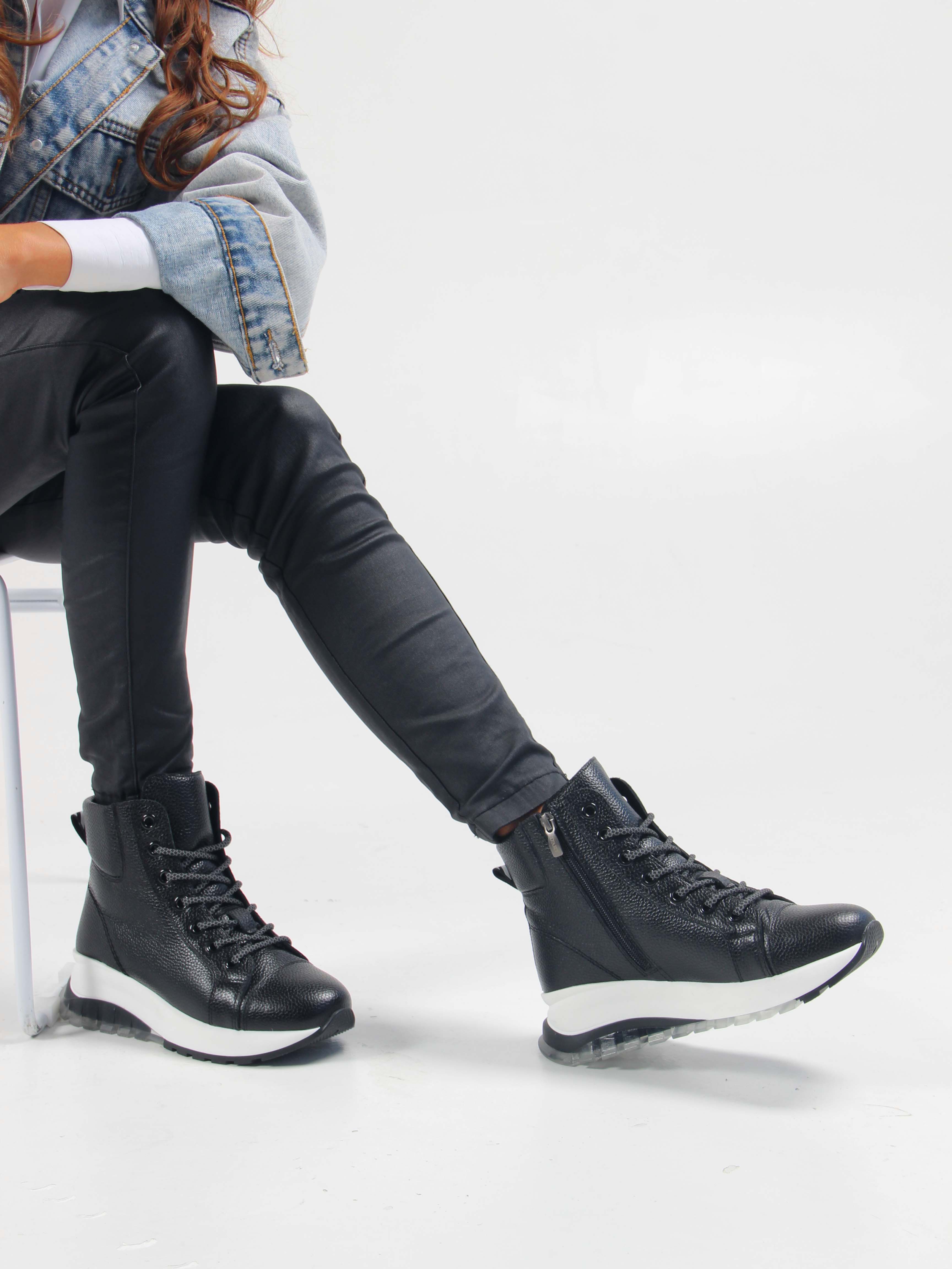 картинка Ботинки ED'ART 311.AVATAR'bl. Черный макс от интернет магазина