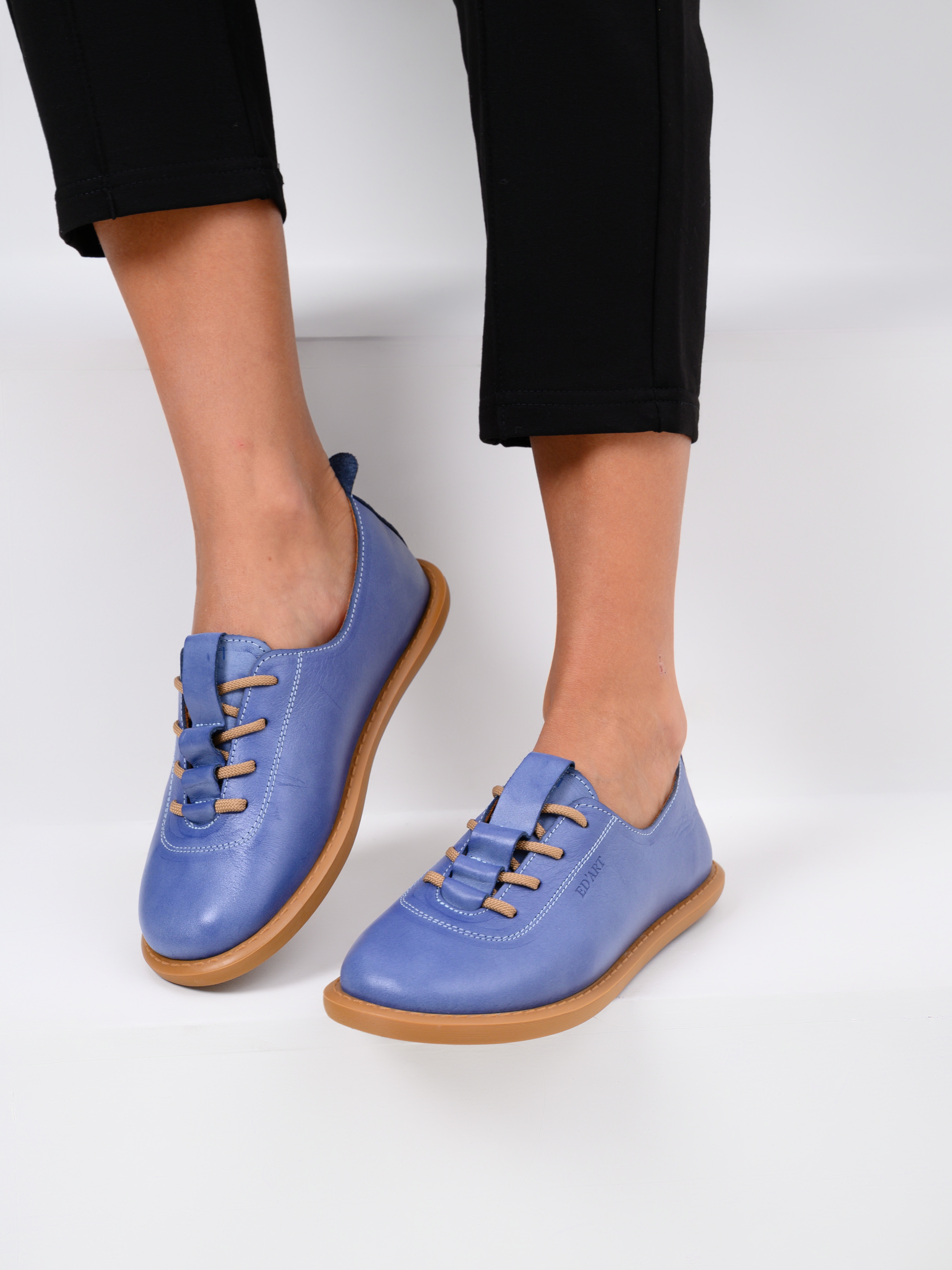 картинка Туфли ED'ART 107.ОКСЕ'br. Вакса джинс от интернет магазина