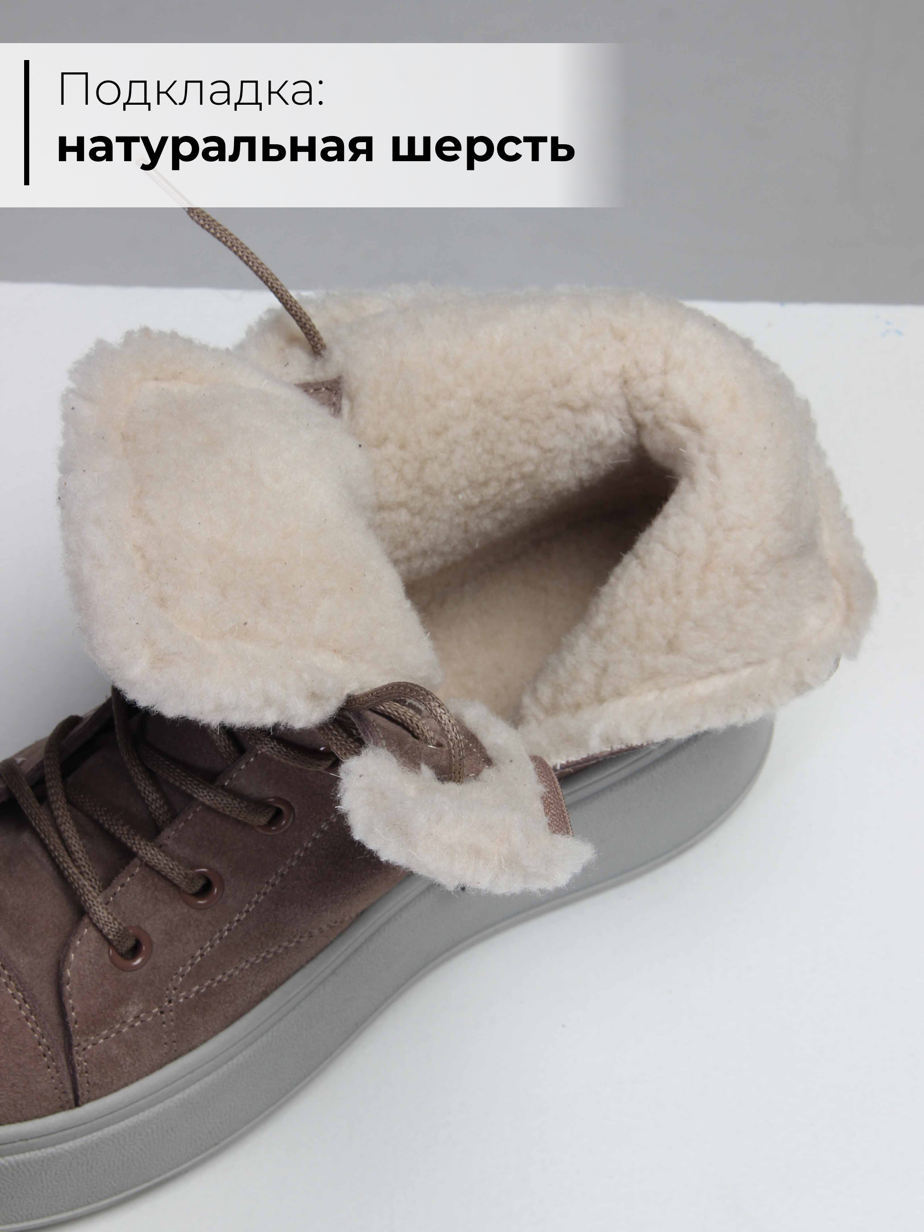 картинка Ботинки ED'ART 217.ALTA'gr. капучино замша от интернет магазина