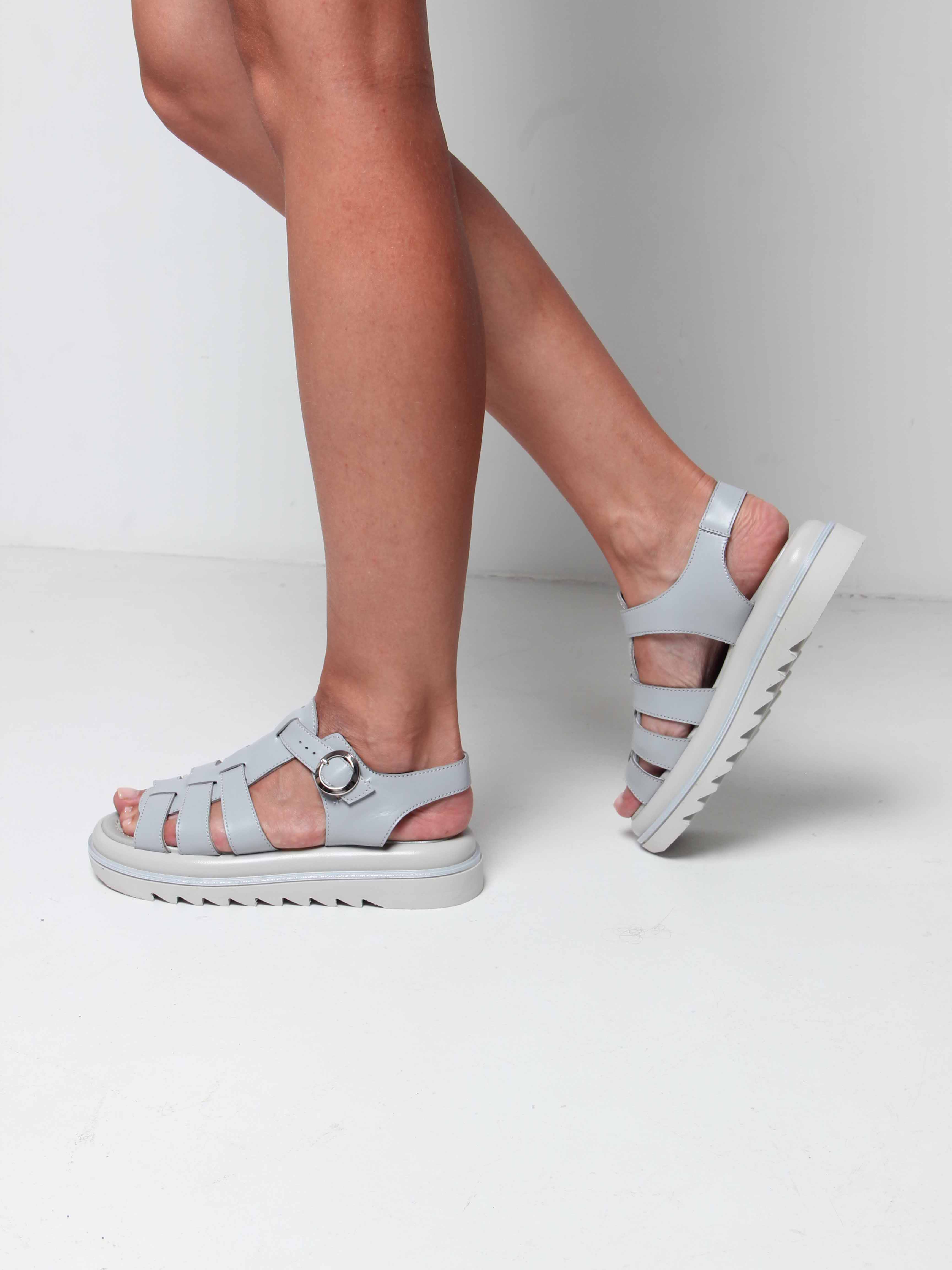 картинка Босоножки ED'ART 2025.2525'gr. Серый от интернет магазина