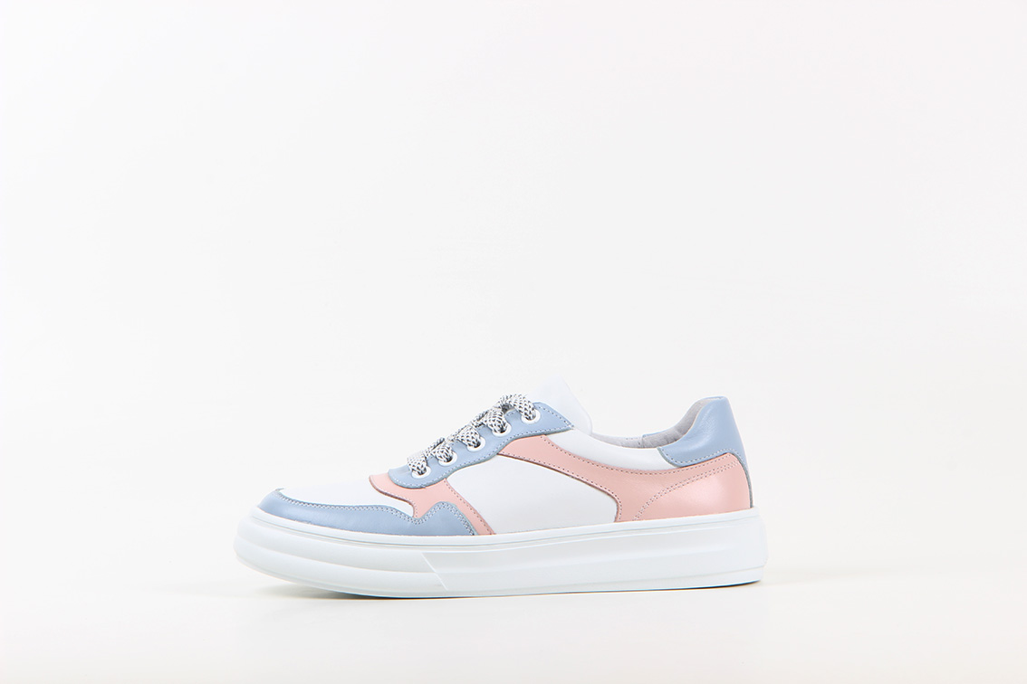 картинка Кеды ED'ART 149.lusi22'w. white/blue/pink от интернет магазина