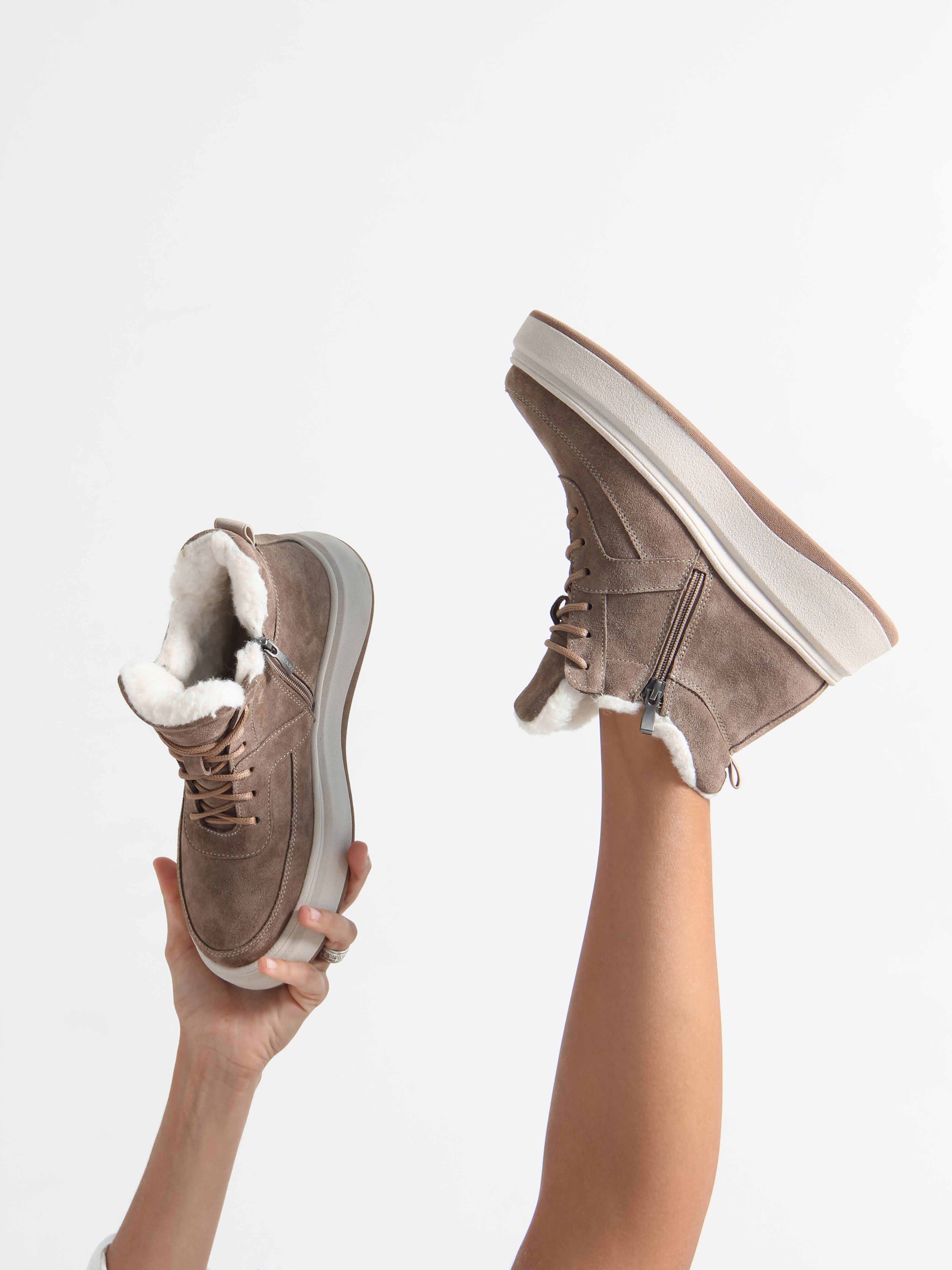 картинка Ботинки ED'ART 260.windy'be. коричневый капучино от интернет магазина