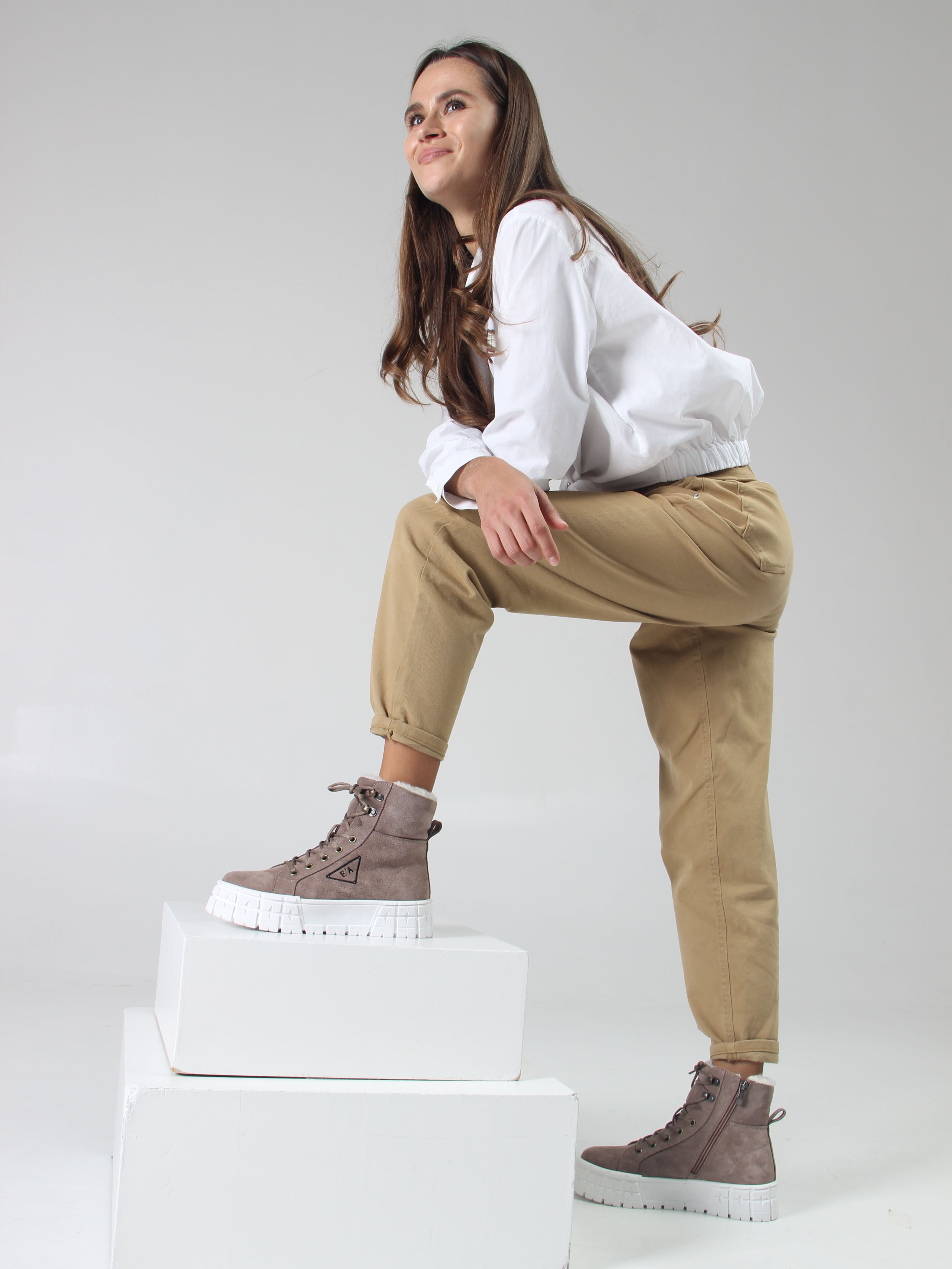 картинка Ботинки ED'ART 216.212131'w. капучино замша от интернет магазина