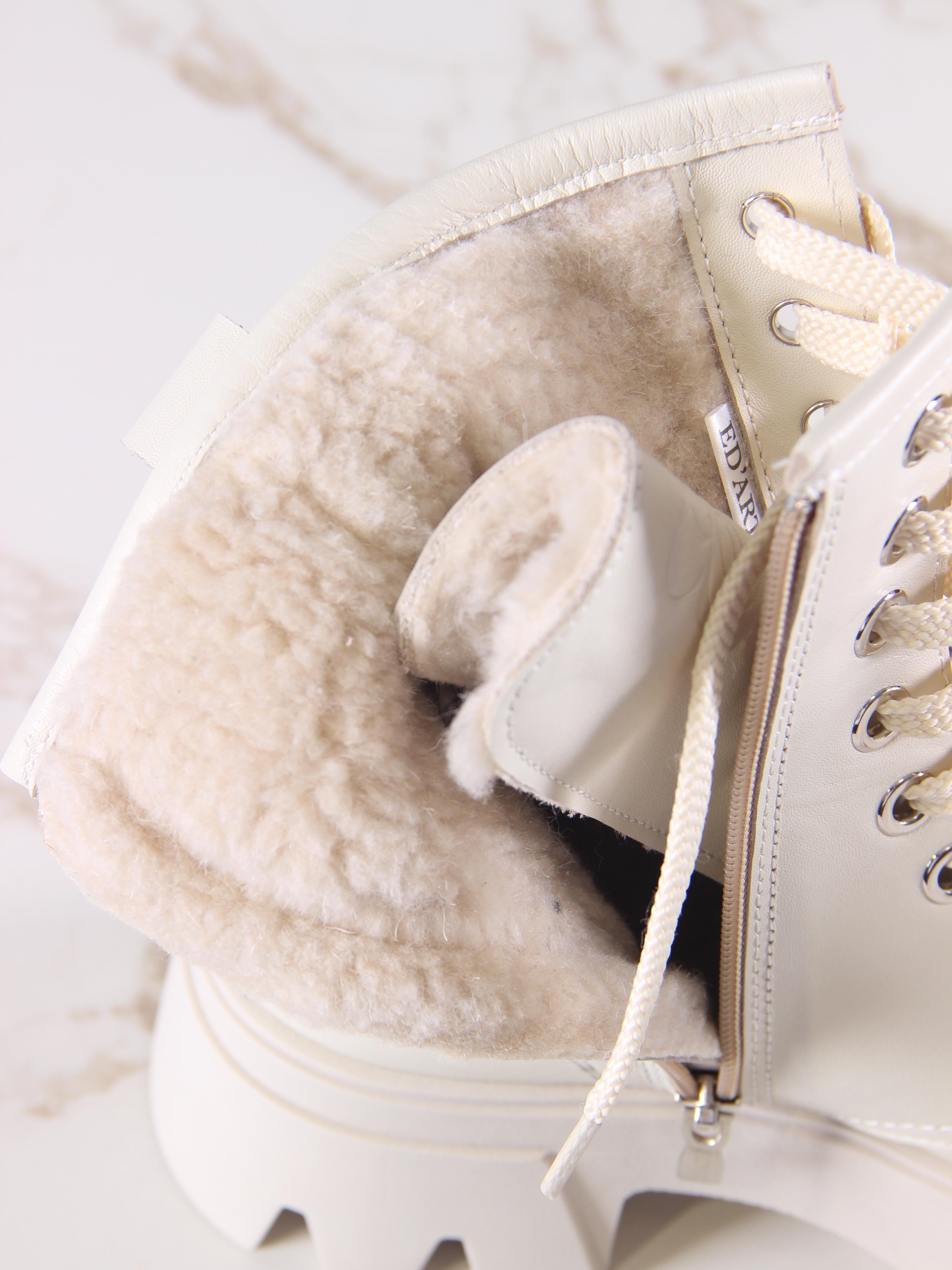 картинка Ботинки ED'ART 329.зиплайн'be. бежевый от интернет магазина