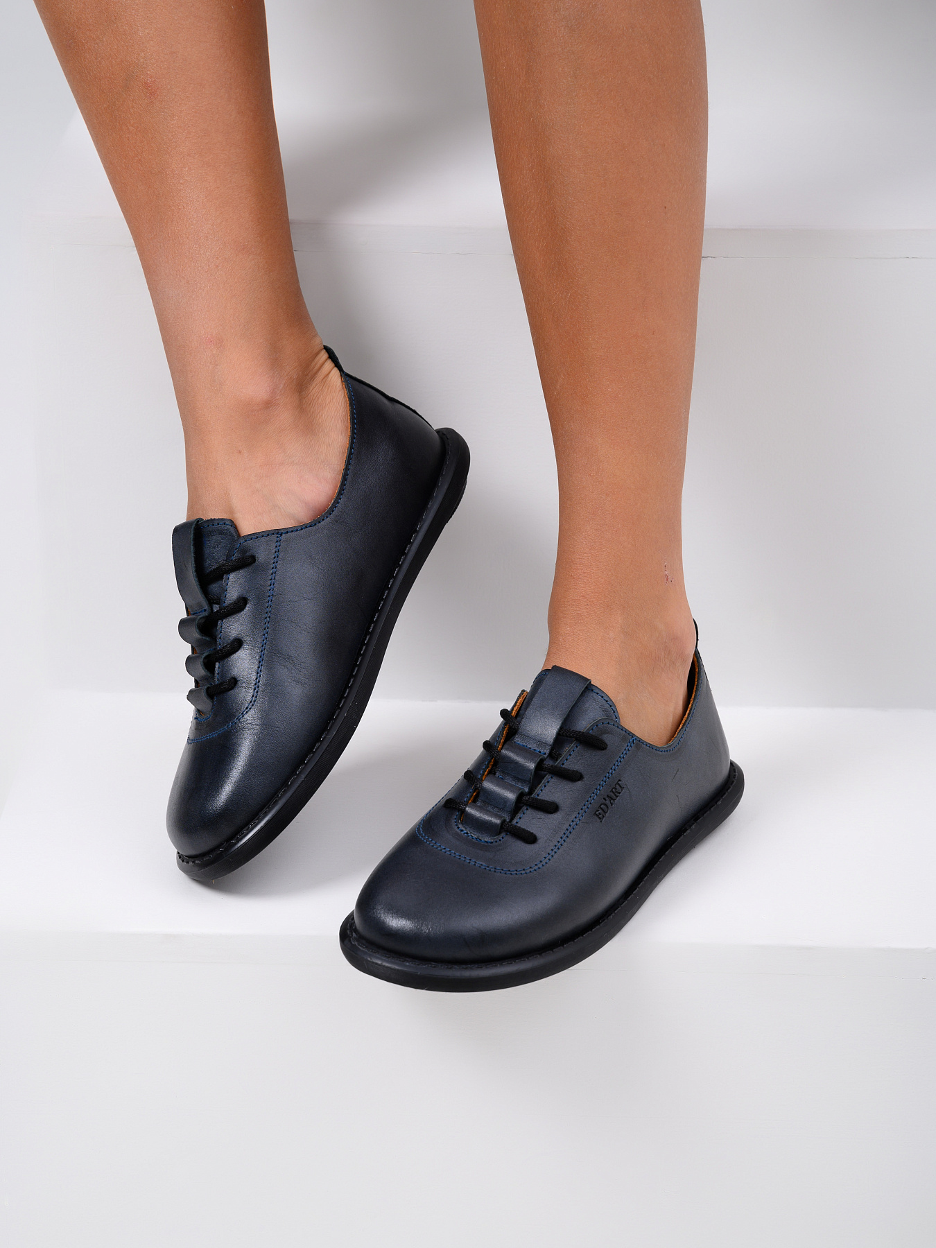 картинка Туфли ED'ART 107.ОКСЕ'bl. Вакса черная от интернет магазина