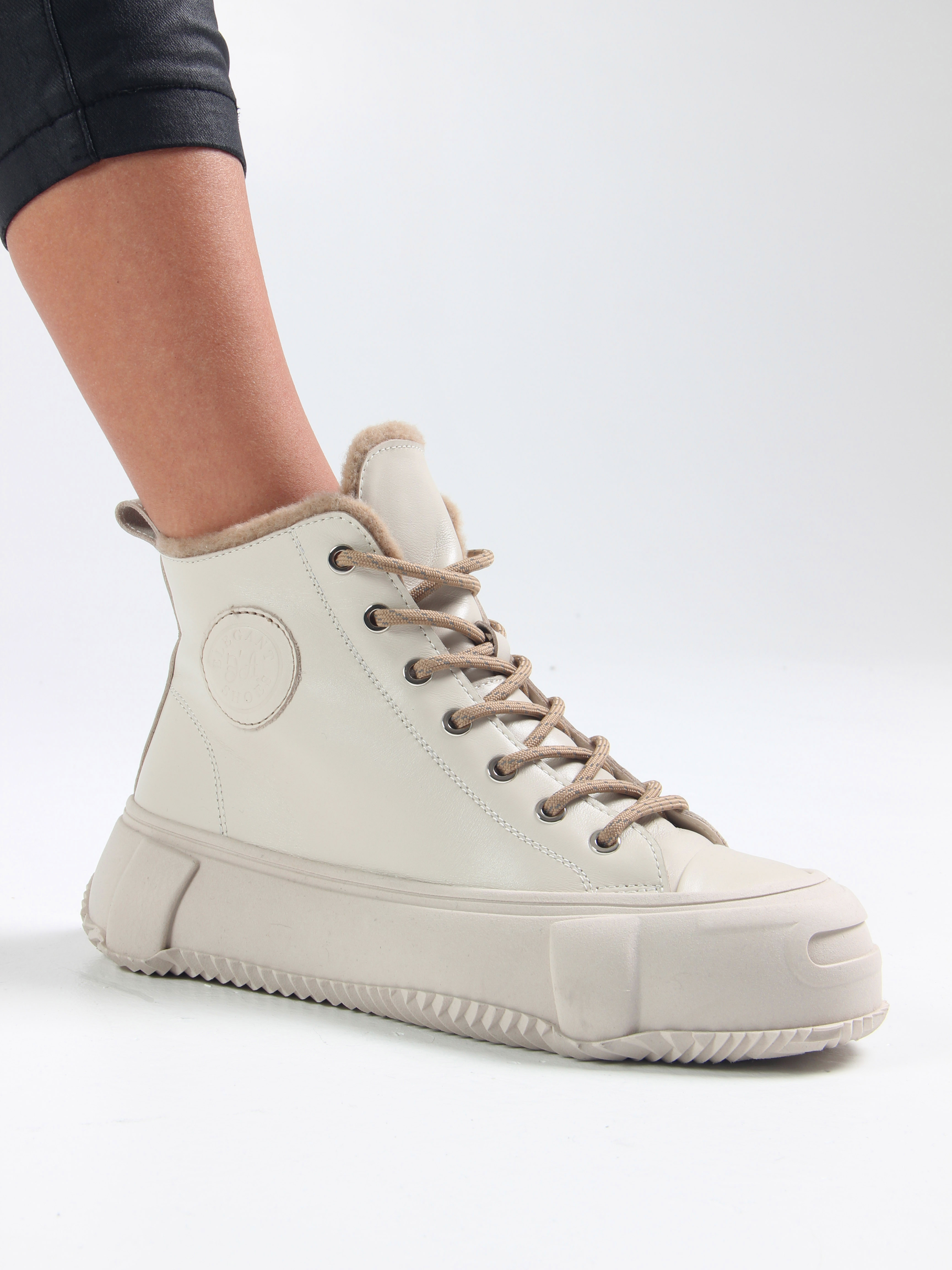 картинка Ботинки ED'ART 217.PODYUM151'be. светло бежевый от интернет магазина