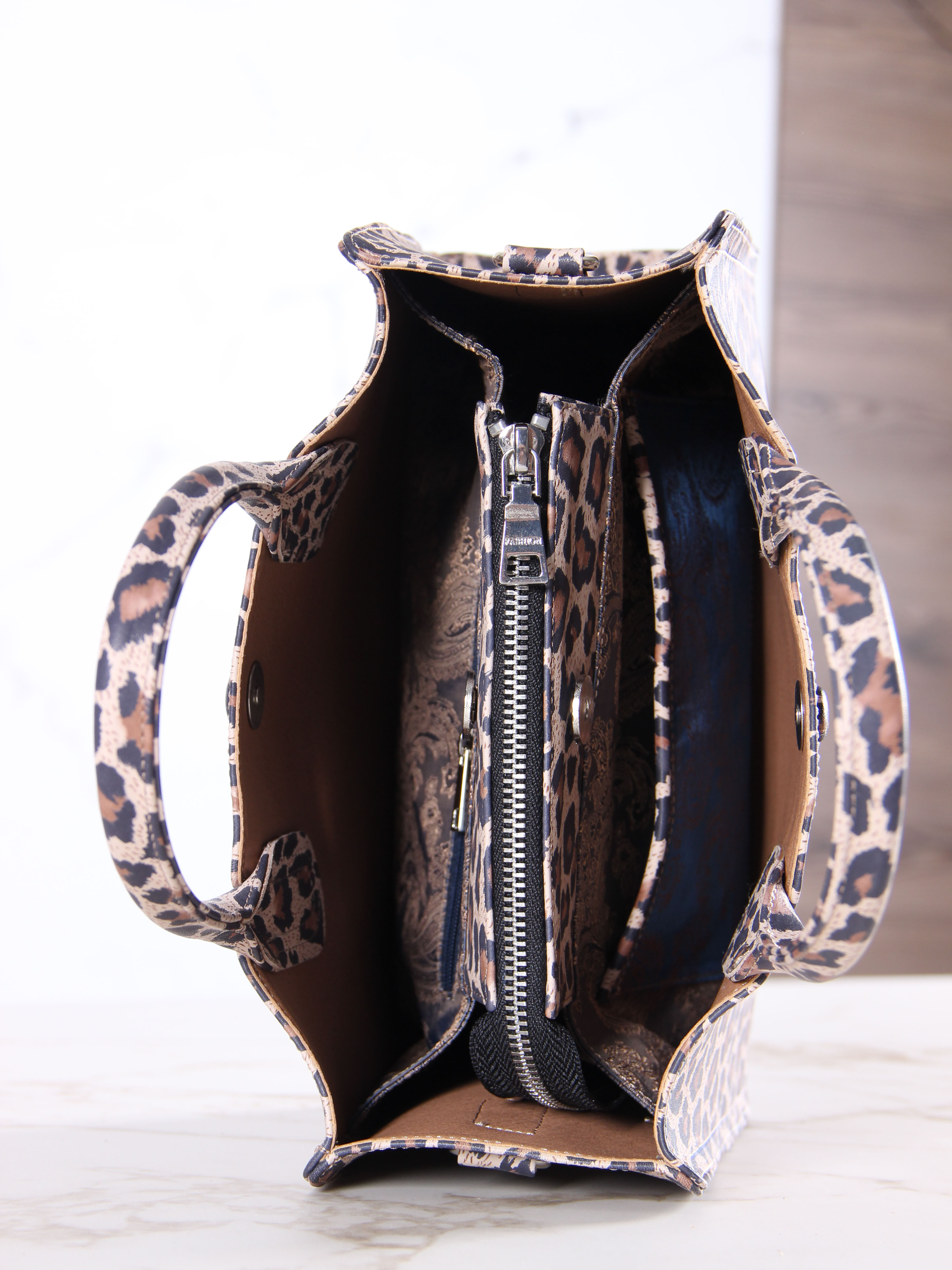 картинка Сумка  ED'ART s08.бежевый леопард от интернет магазина