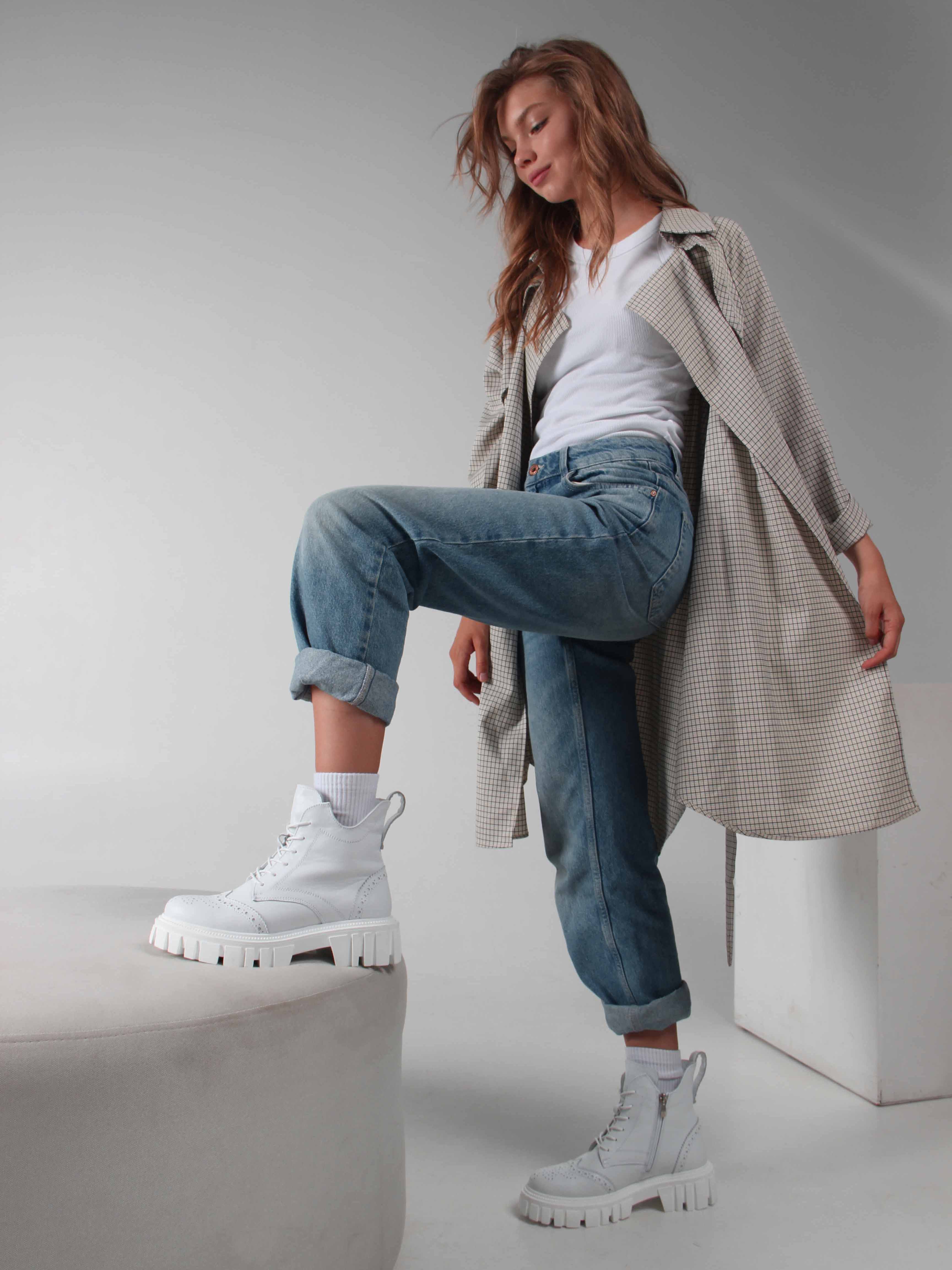 картинка Ботинки ED'ART 338.21153'w. Белый от интернет магазина