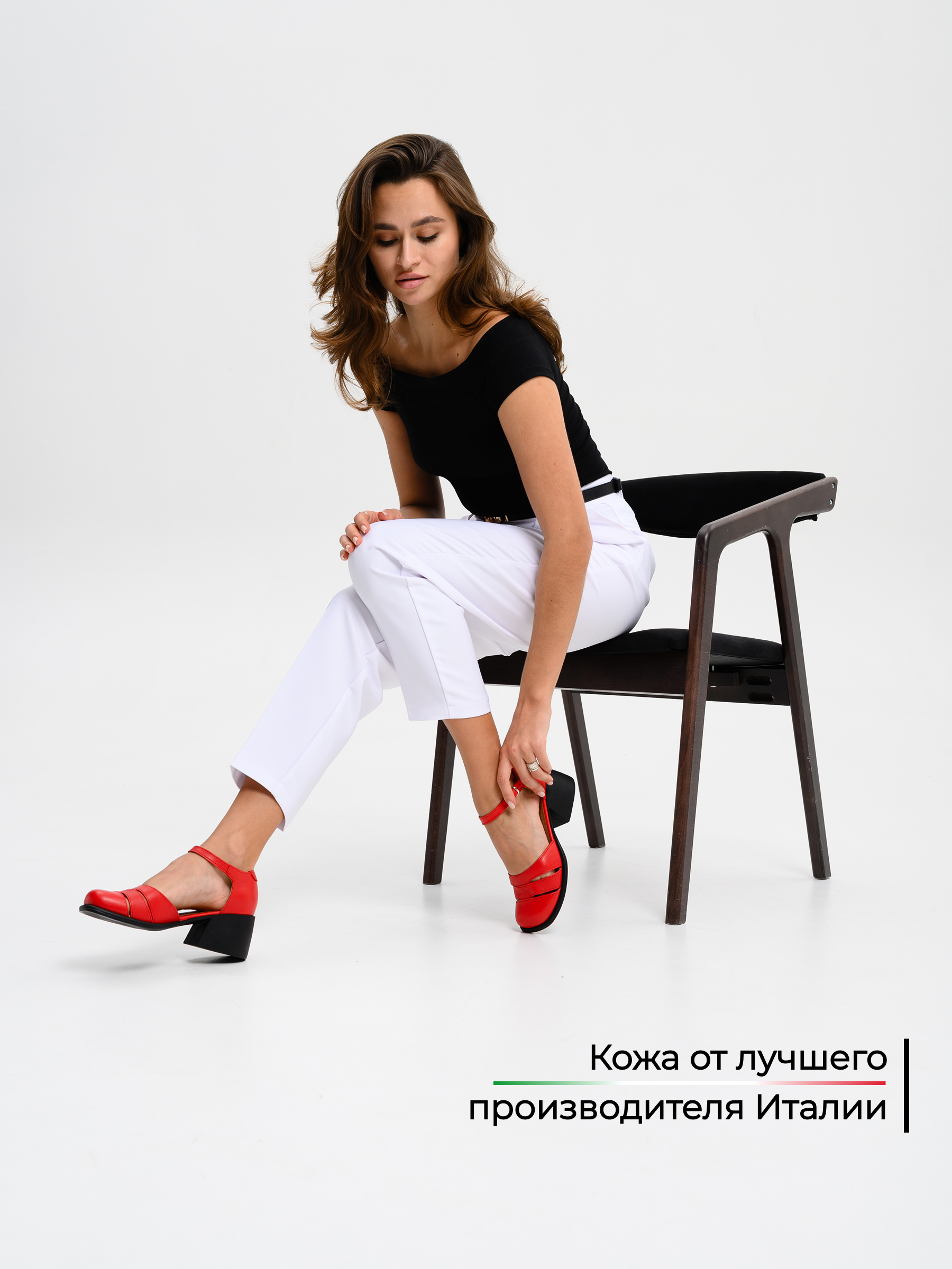 картинка Босоножки ED'ART 5032.23663'bl. Красный от интернет магазина