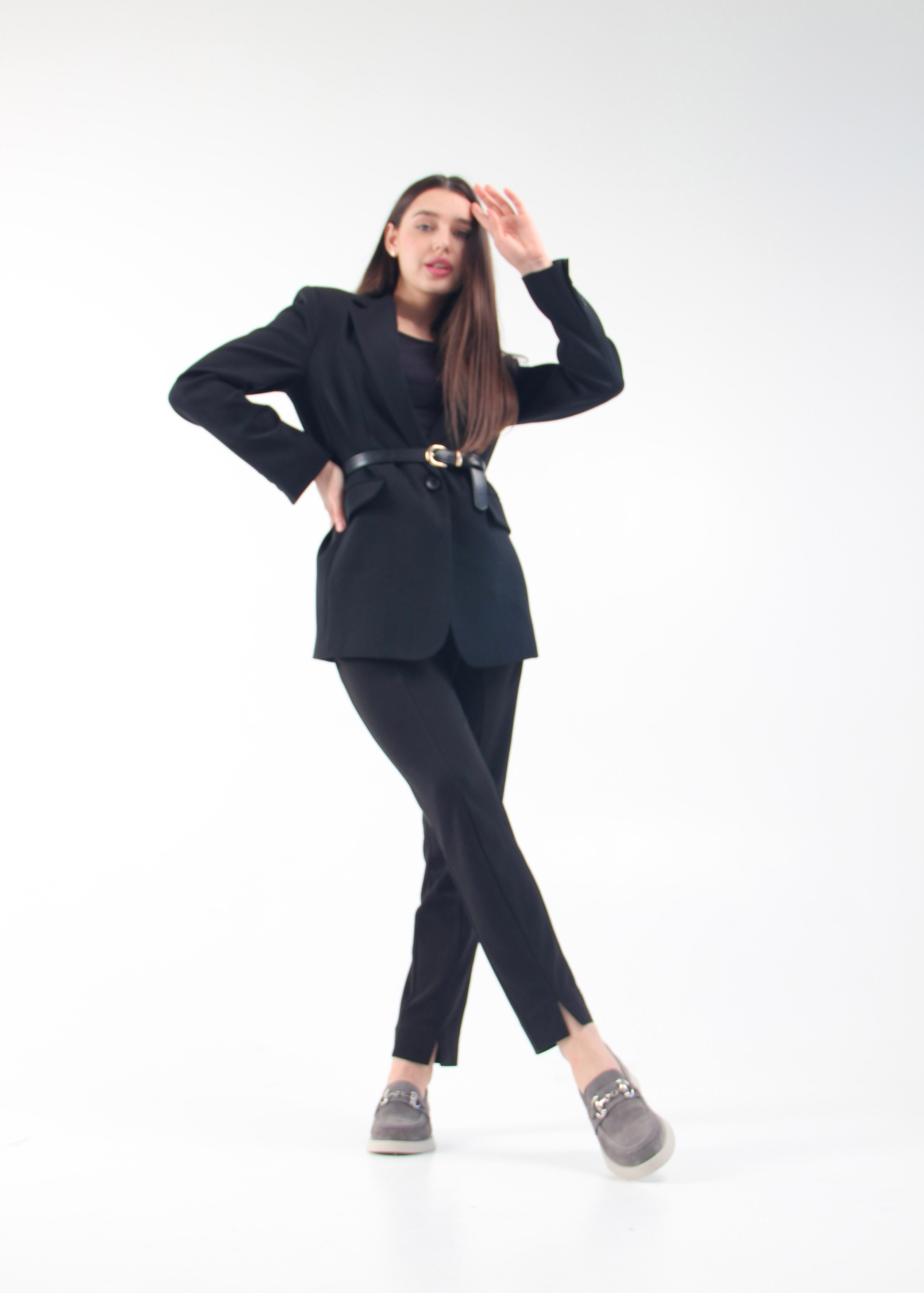 картинка Лоферы туфли ED'ART 172.1841'be. серая замша от интернет магазина