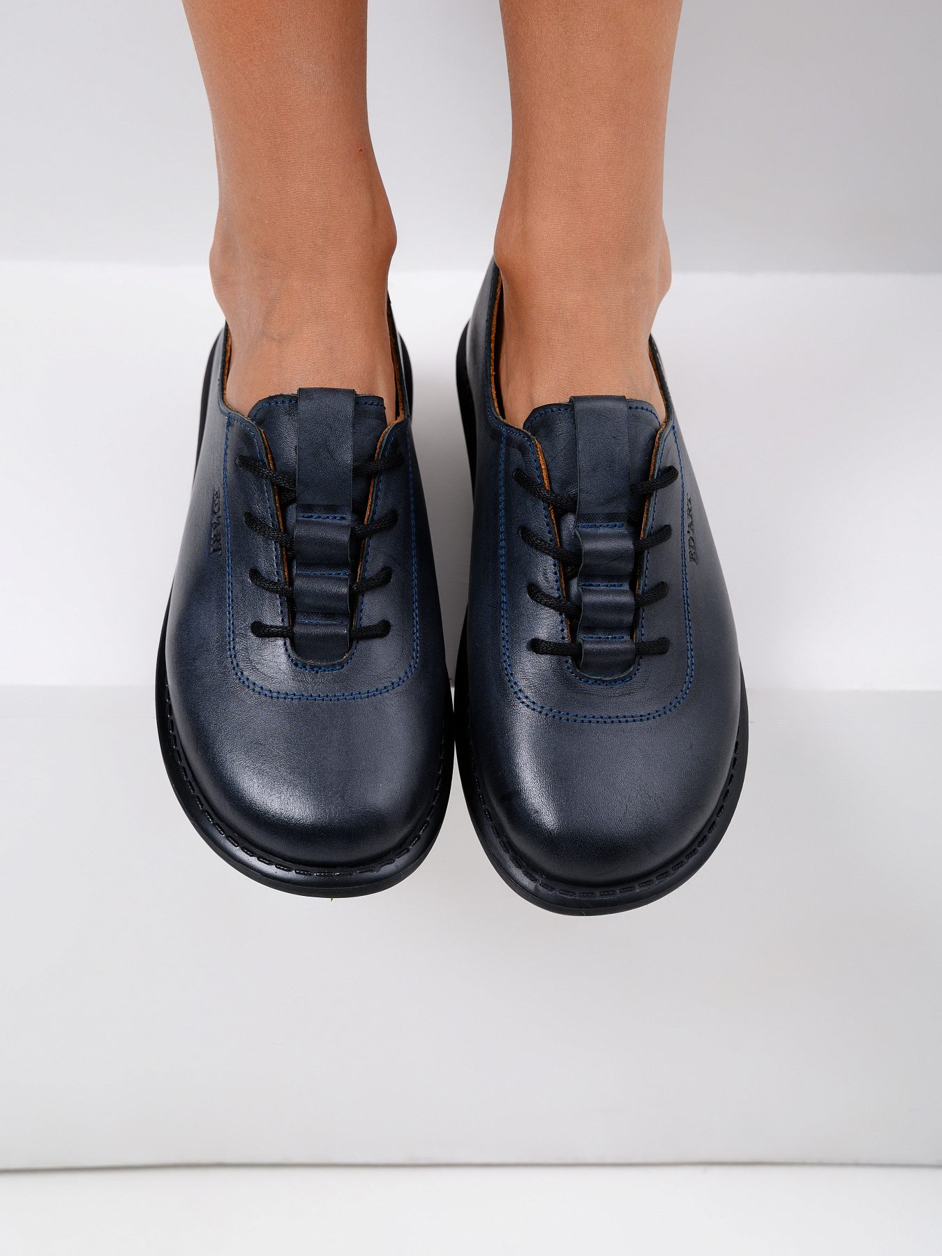 картинка Туфли ED'ART 107.ОКСЕ'bl. Вакса черная от интернет магазина