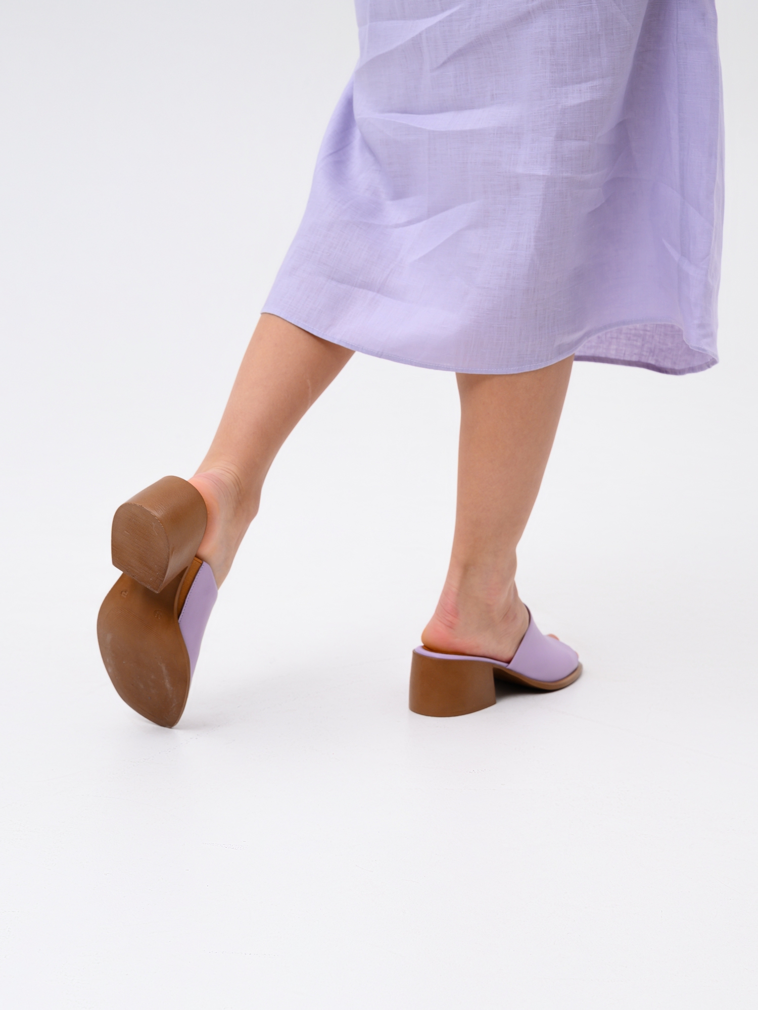 картинка Босоножки ED'ART 4012.23663'br. Лиловый+коричневый от интернет магазина