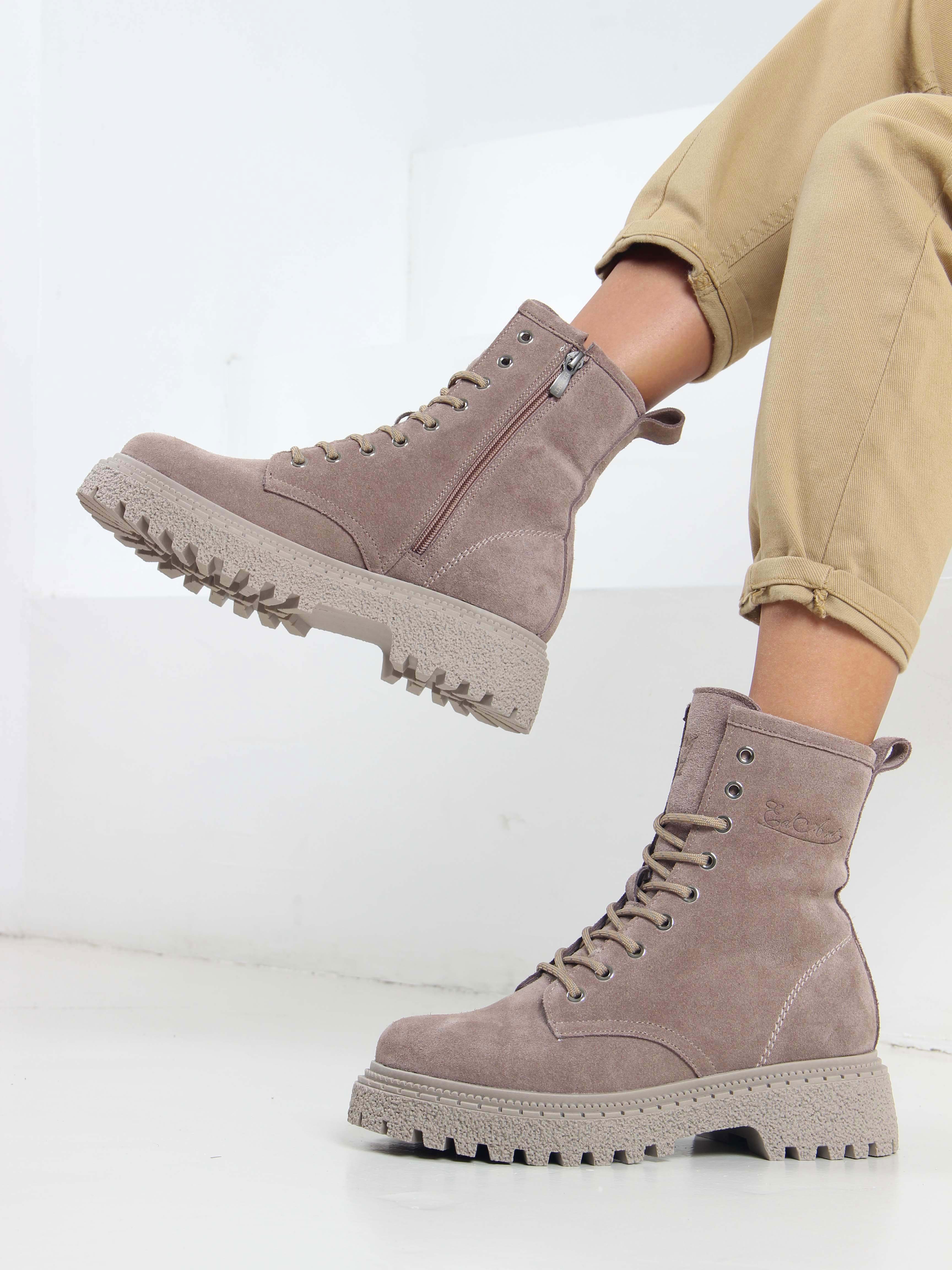 картинка Ботинки ED'ART 327.asteria.ka капучино замш от интернет магазина