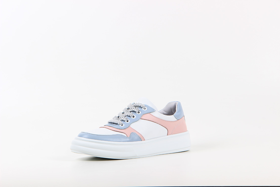 картинка Кеды ED'ART 149.lusi22'w. white/blue/pink от интернет магазина