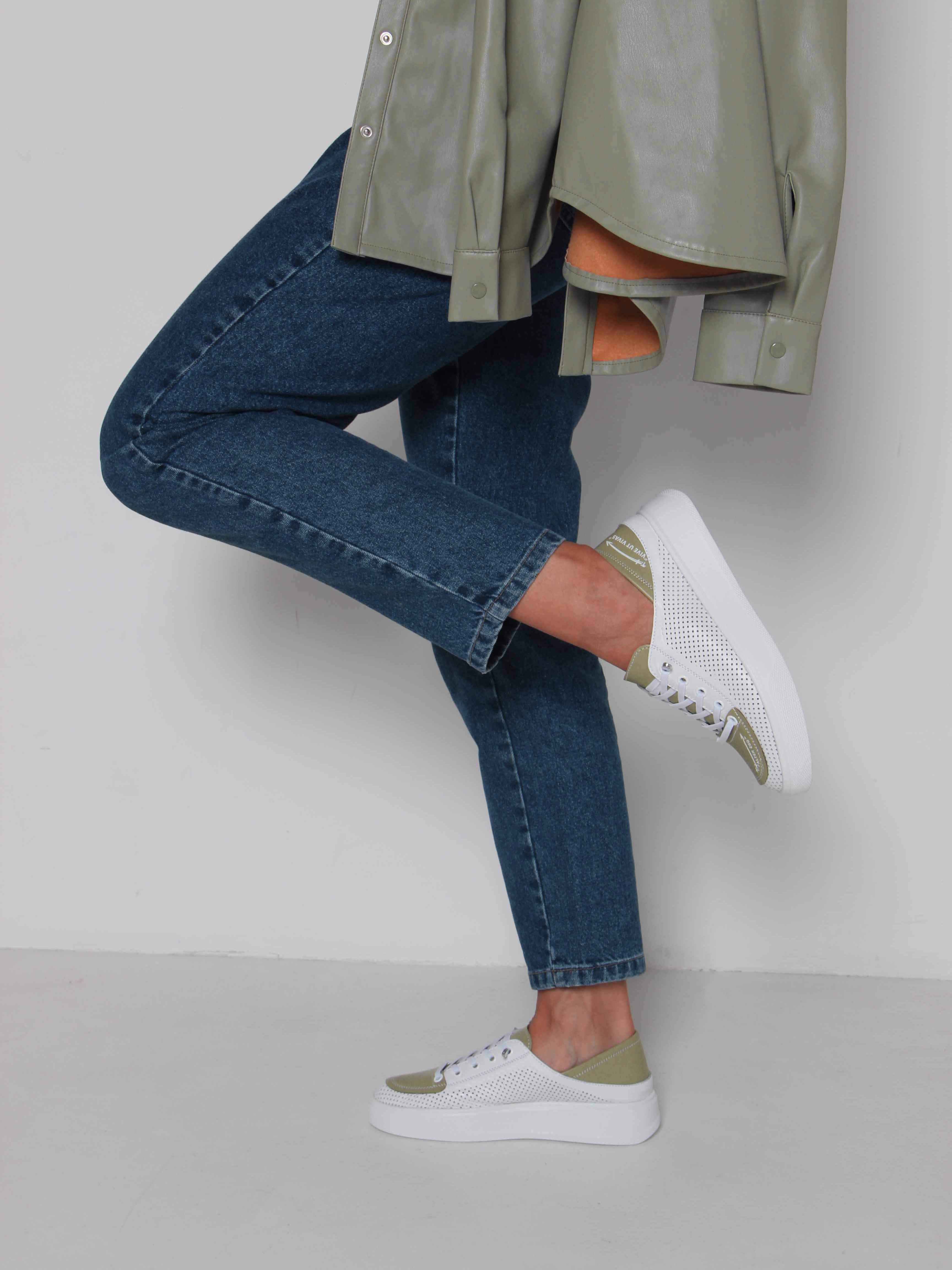 картинка Кеды ED'ART 163.P.LusiR2'w.Белый авокадо от интернет магазина