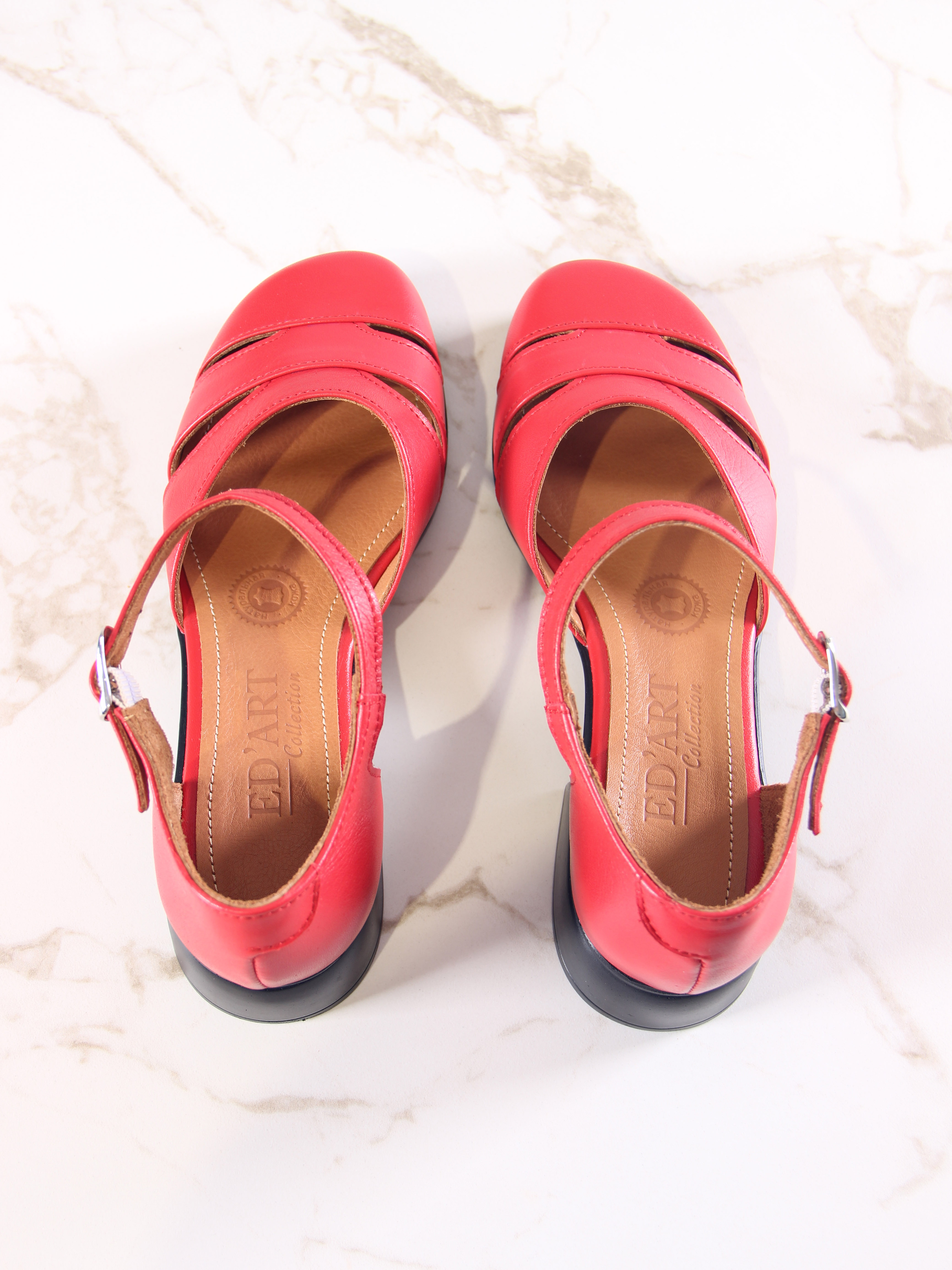 картинка Босоножки ED'ART 3032.25294'bl. Красный от интернет магазина