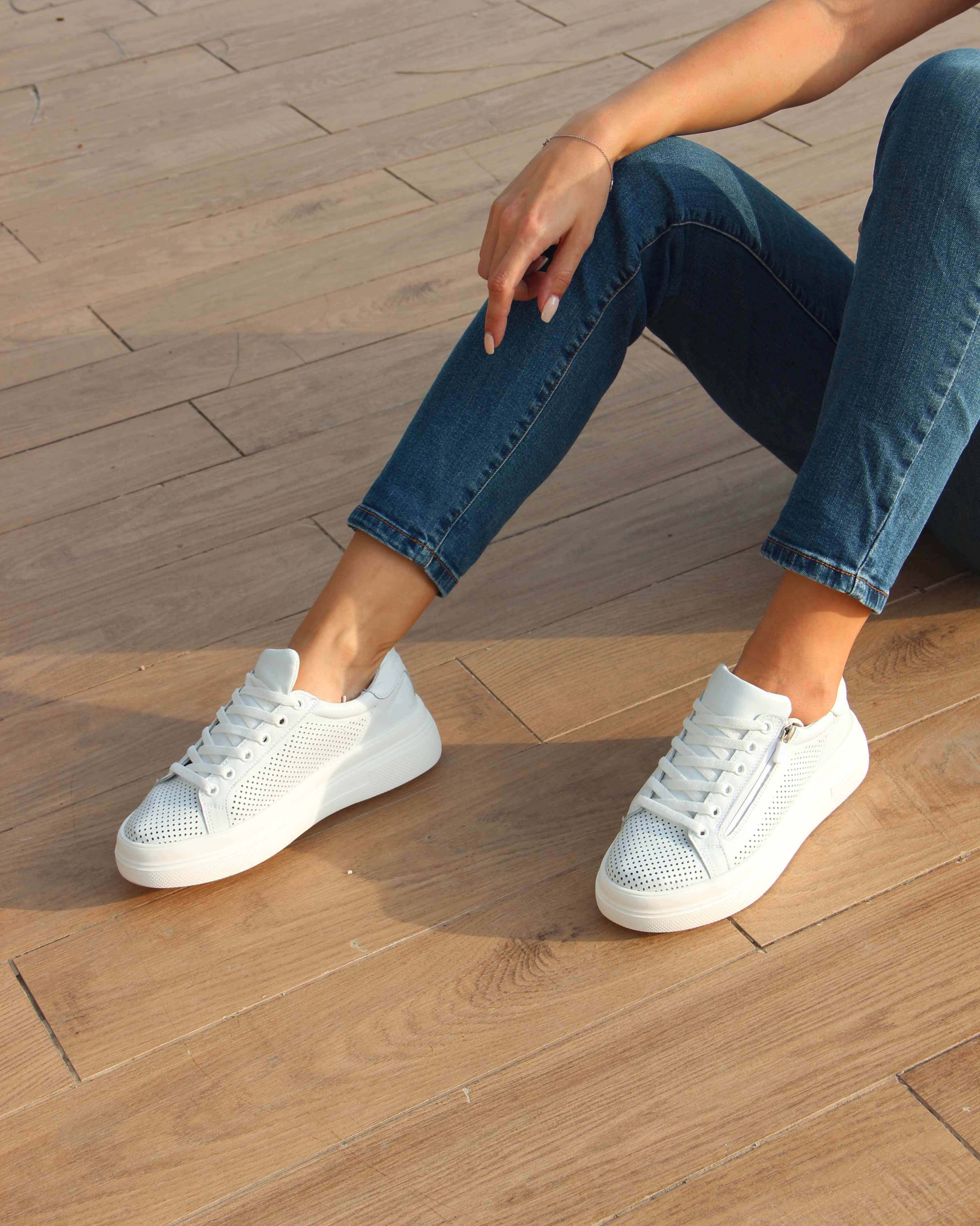 картинка Кеды ED'ART 166.P.PEPE'w. Белый от интернет магазина