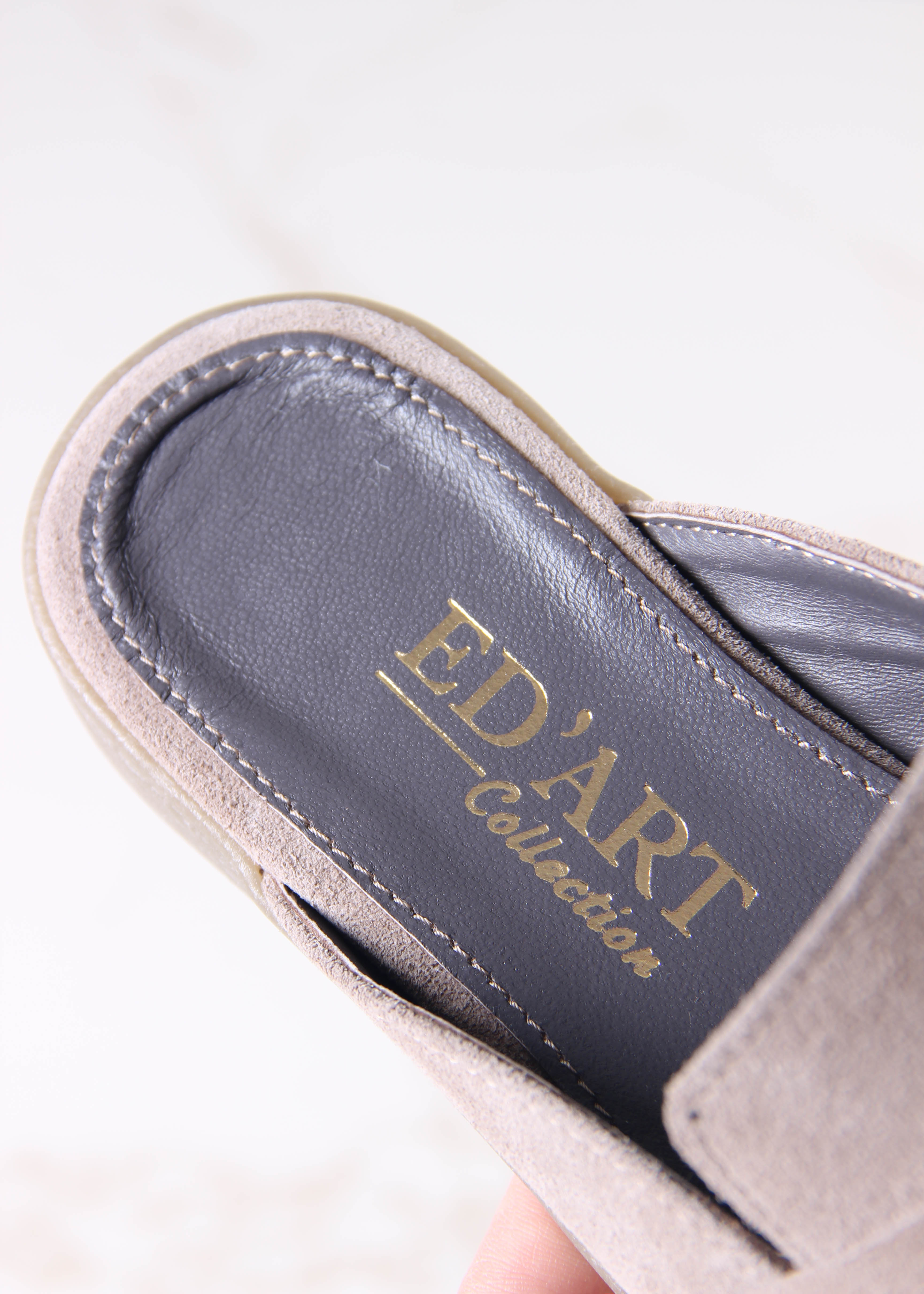 картинка Мюли ED'ART 1070.2614'be. ваниль замша от интернет магазина