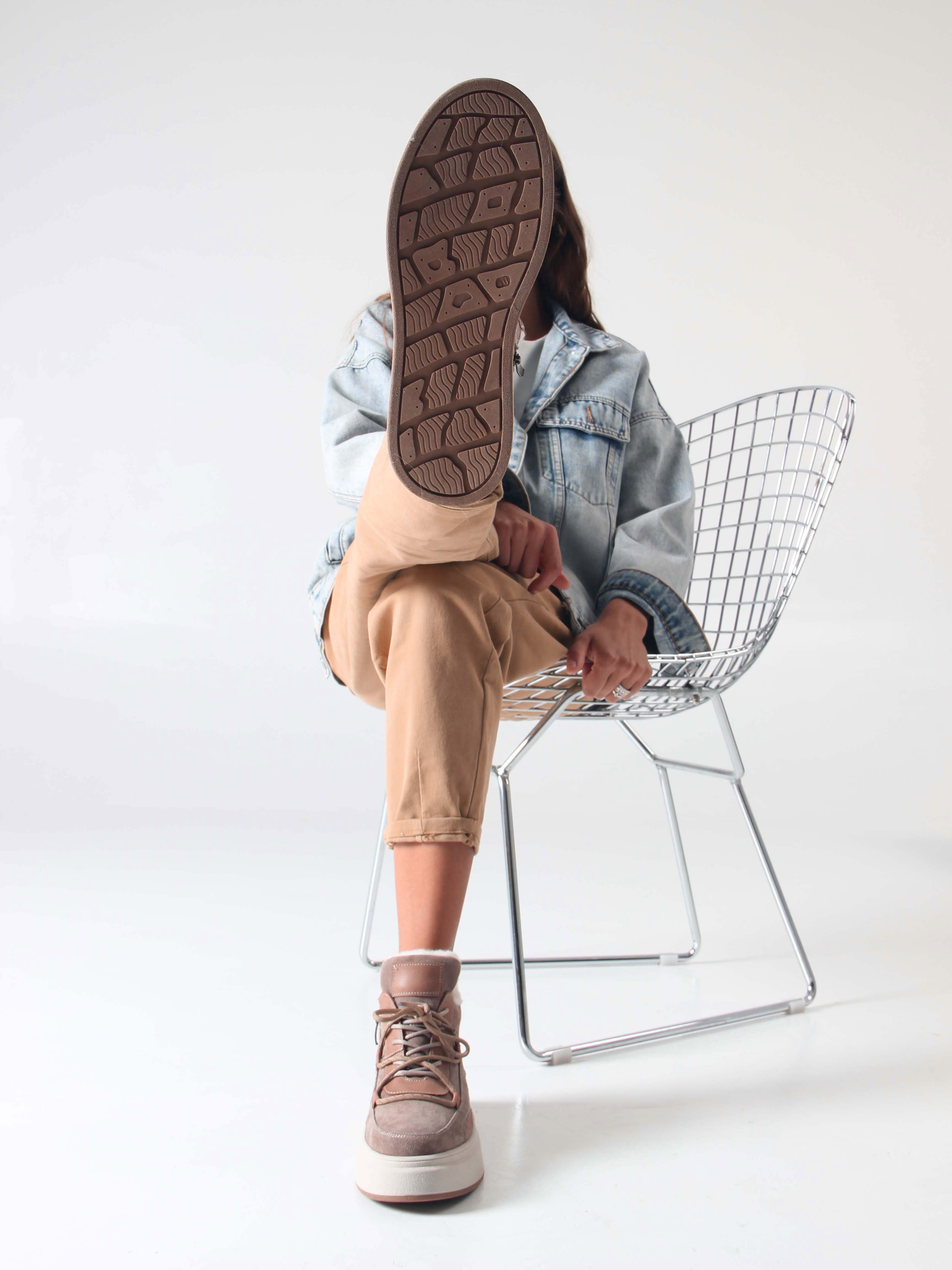 картинка Ботинки ED'ART 229.windy'be. Капучино замша от интернет магазина