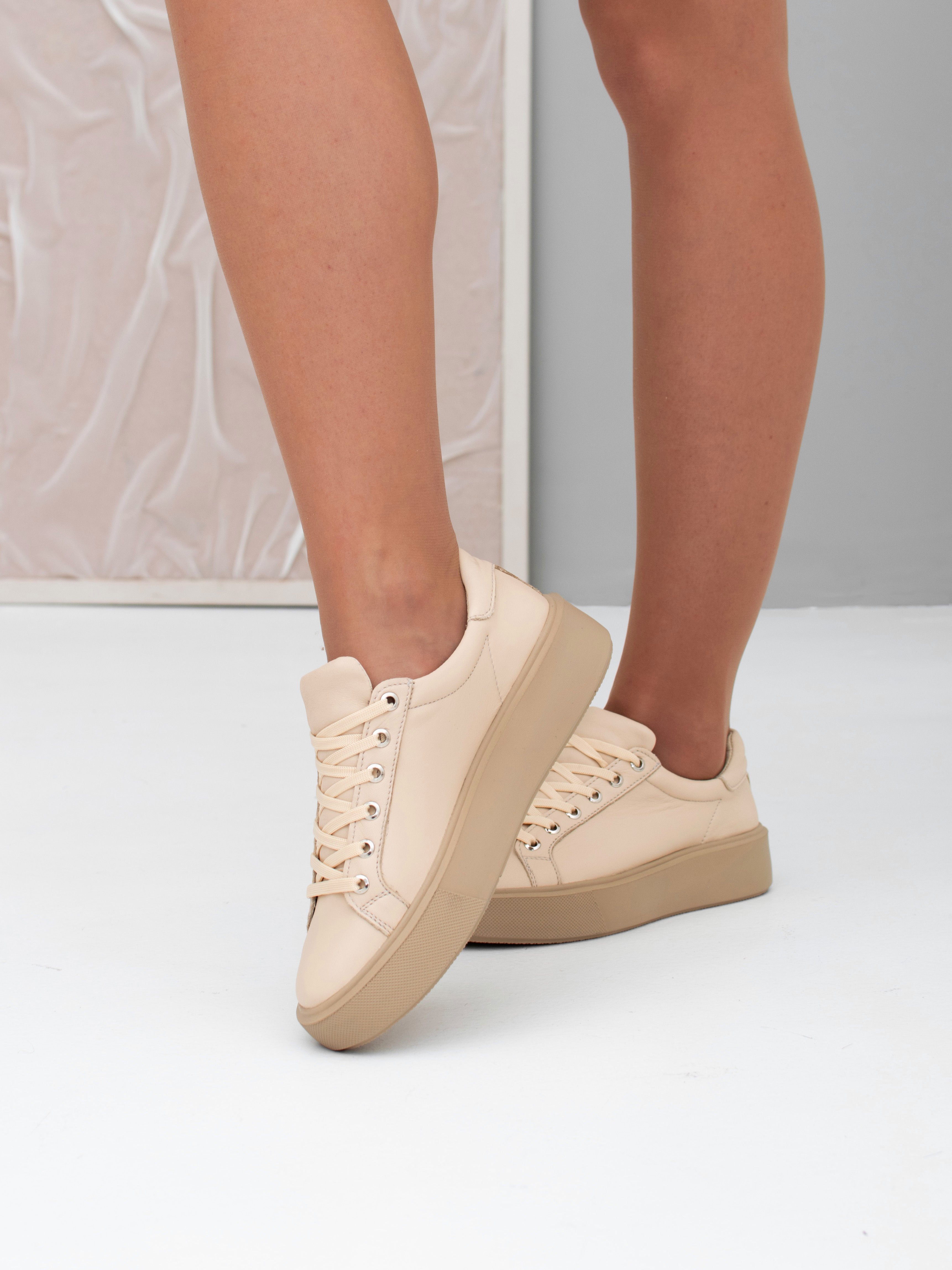 картинка Кеды ED'ART 128.Mikki'bе.Бежевый от интернет магазина