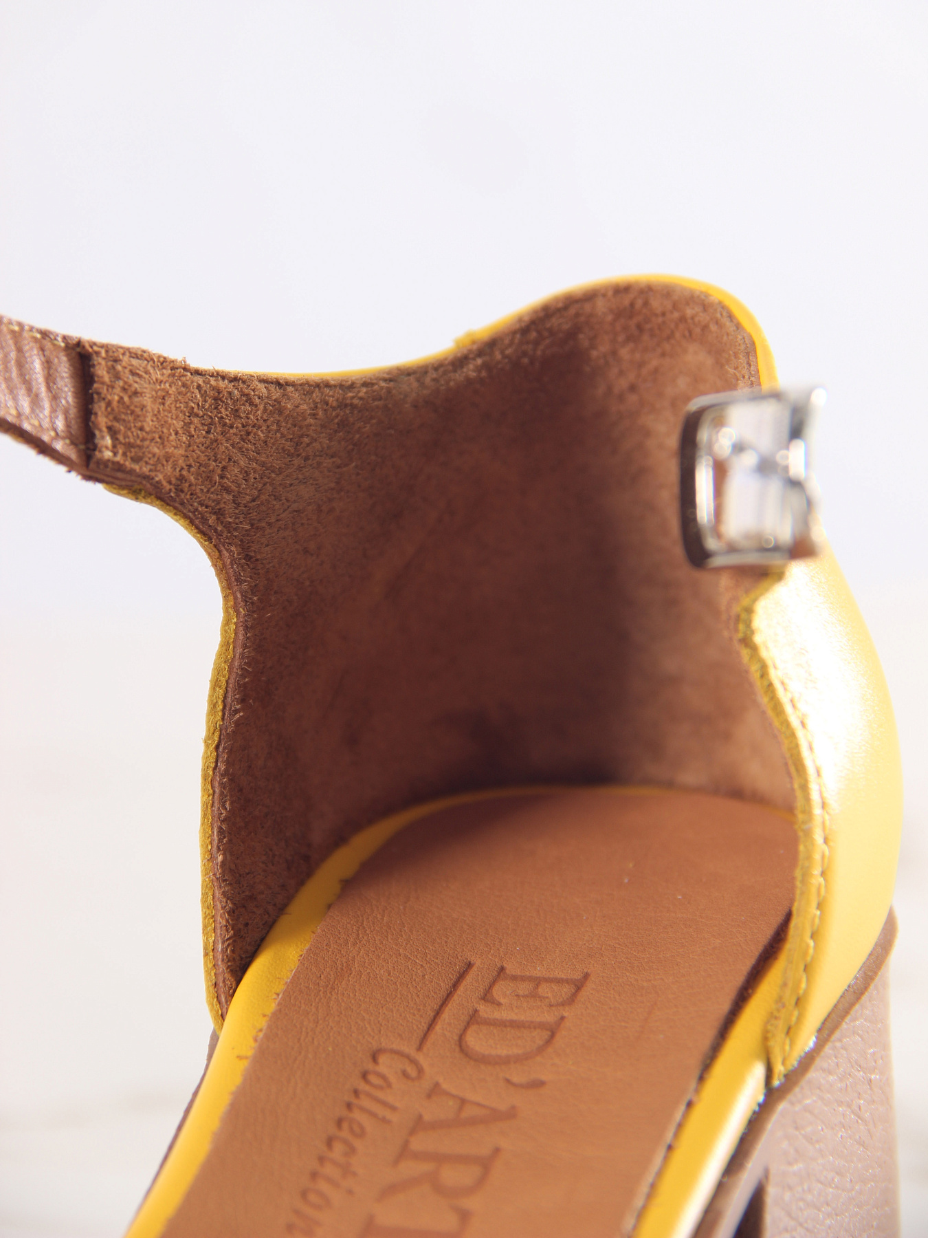 картинка Босоножки ED'ART 5033.23663'be. Желтый+коричневый от интернет магазина
