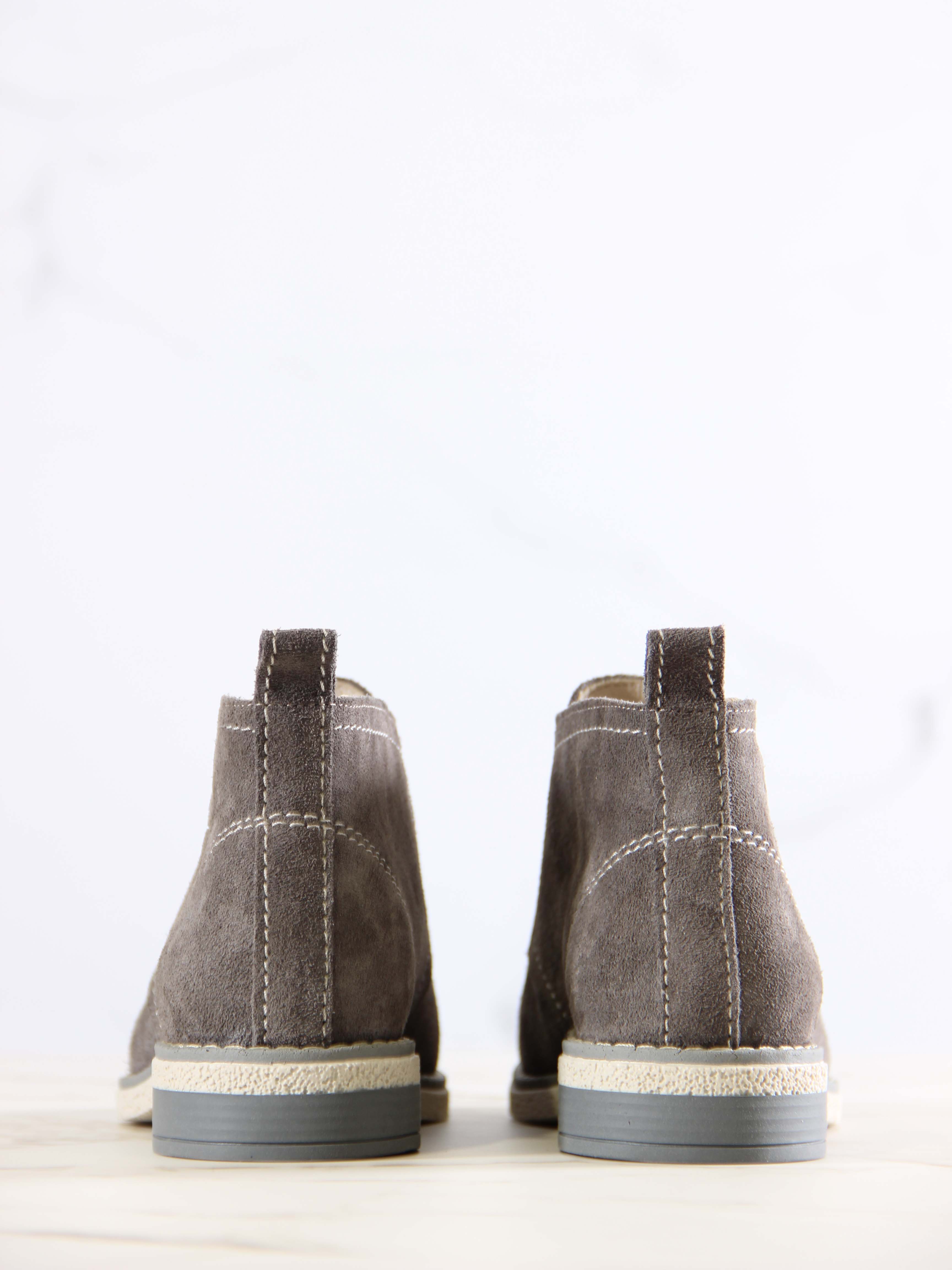 картинка Ботинки ED'ART 309.rose'gr.Серый замок замша от интернет магазина