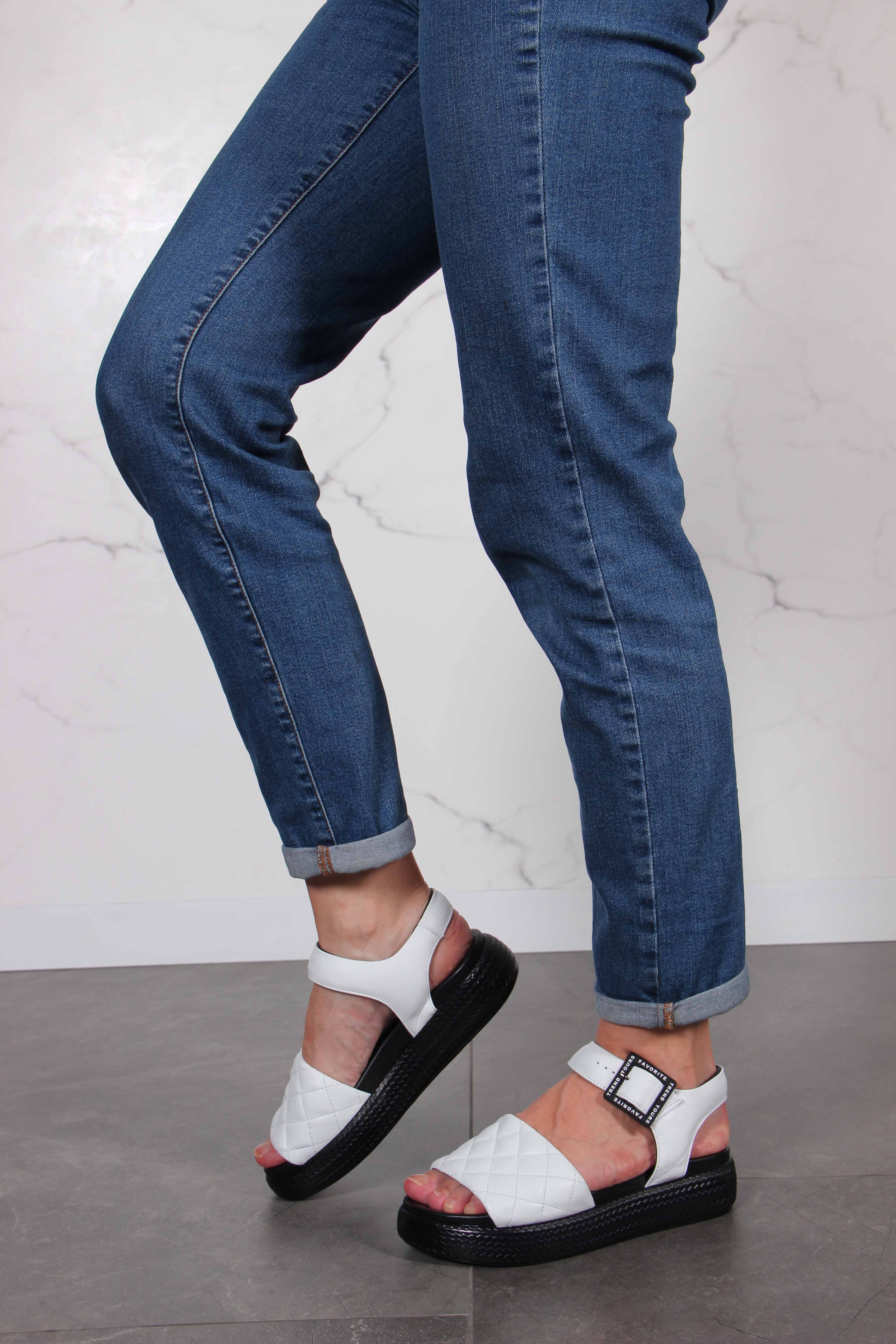 картинка Босоножки ED'ART 1028.2530'bl.белый от интернет магазина