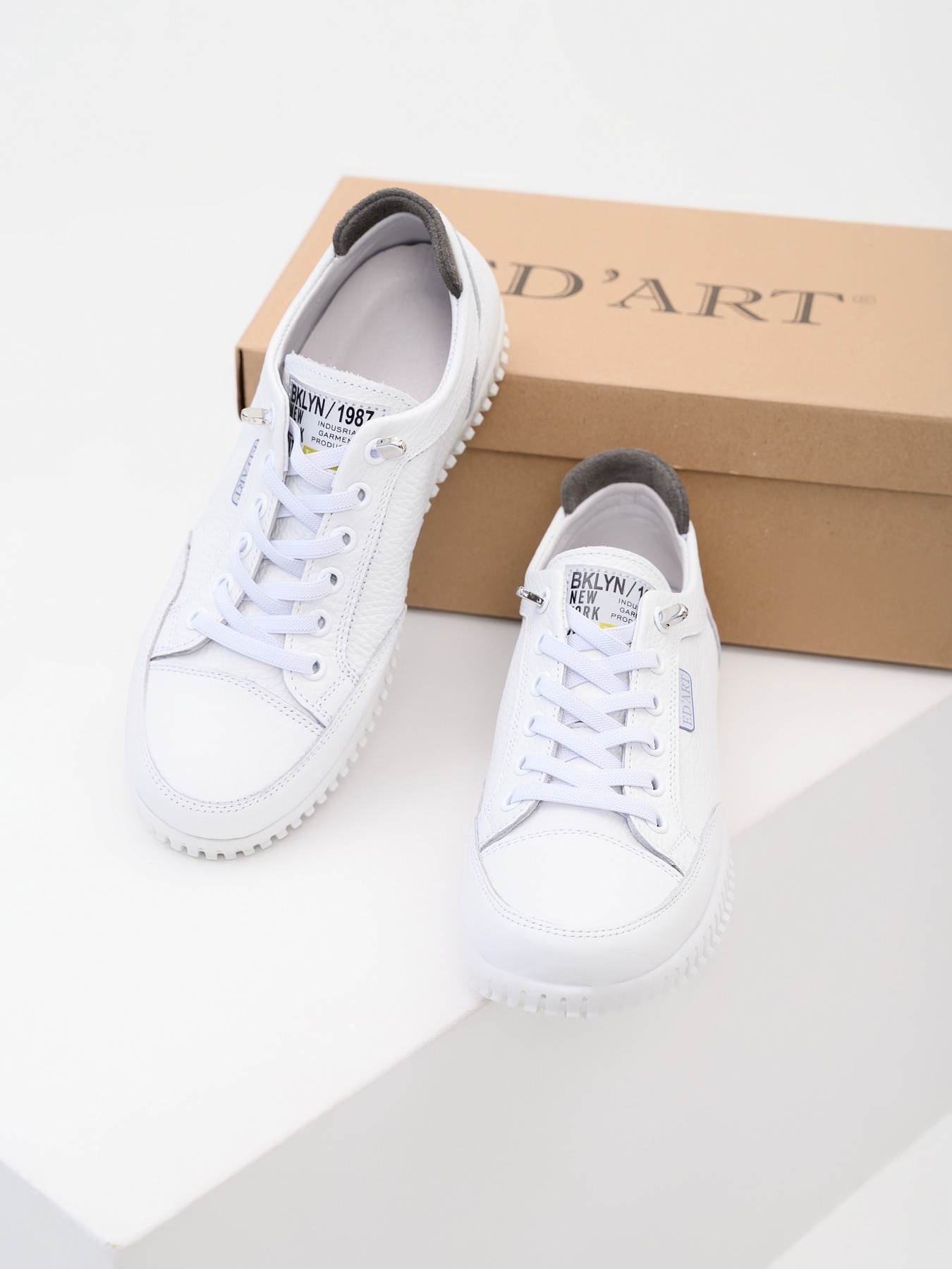 картинка Кеды ED'ART 169.8000'w. белый бартон от интернет магазина