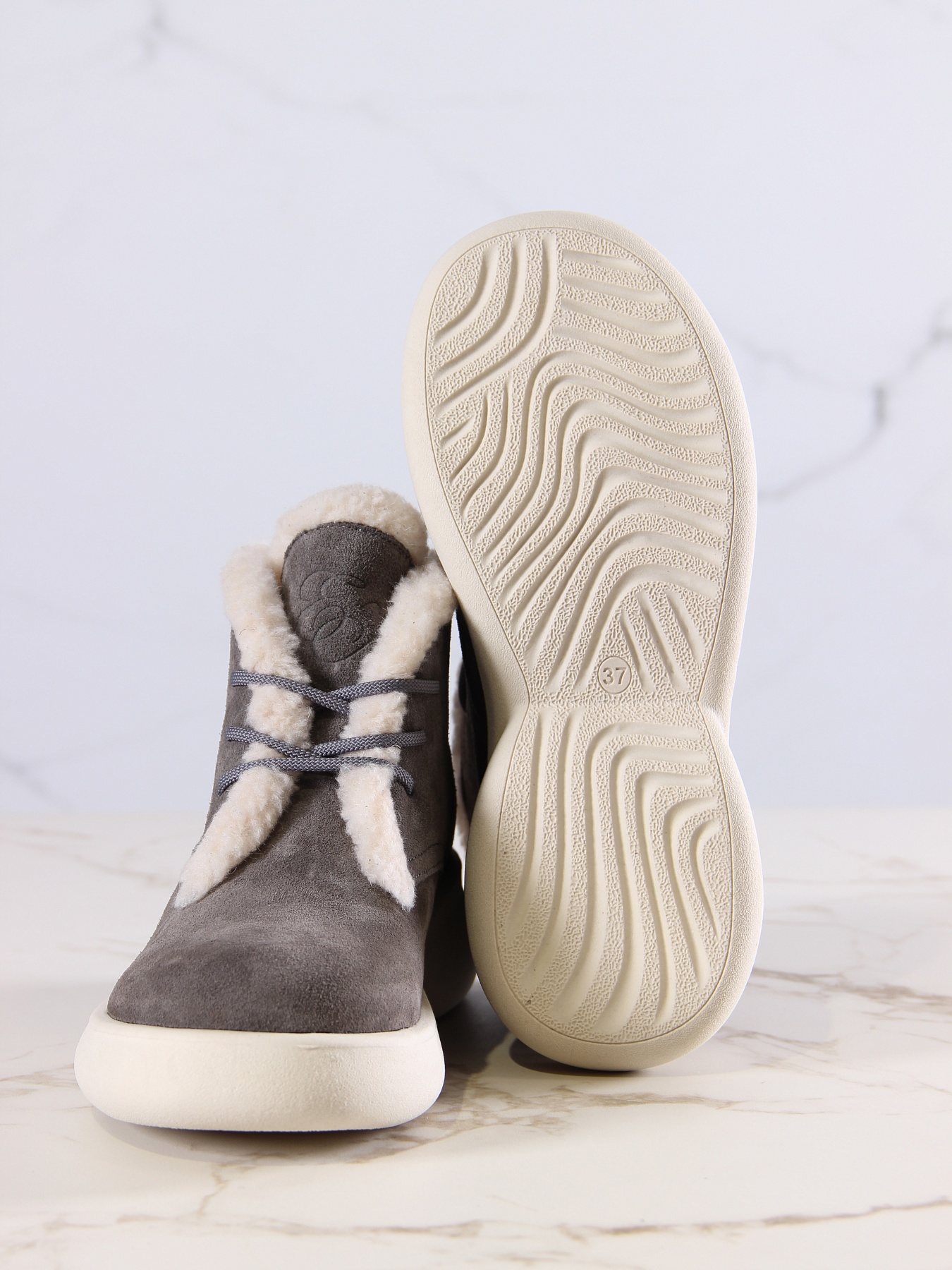 картинка Ботинки  ED'ART 308.927'be.Серый замок замша з от интернет магазина