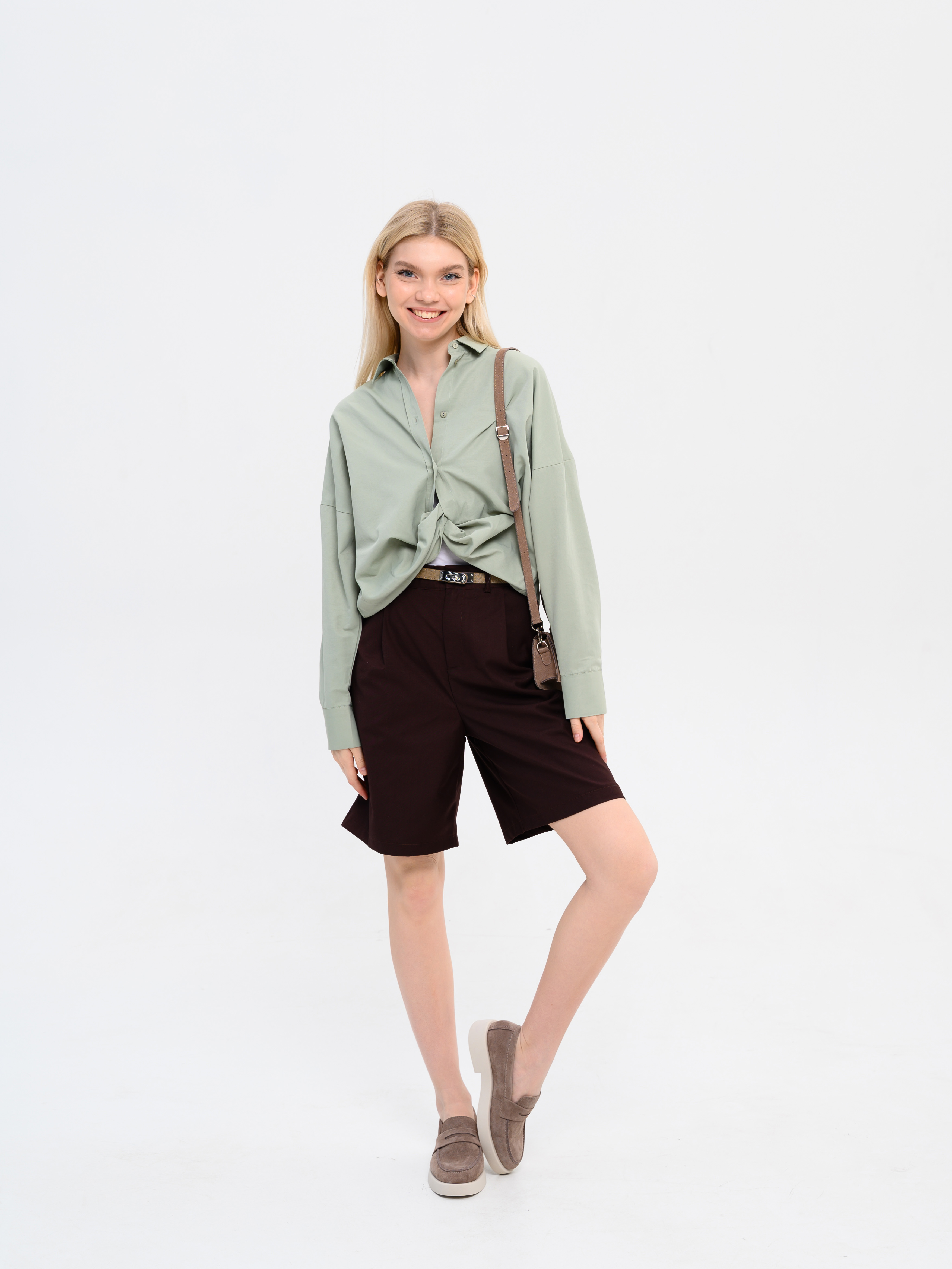 картинка Лоферы туфли ED'ART 176.1593'be. Капучино замша от интернет магазина