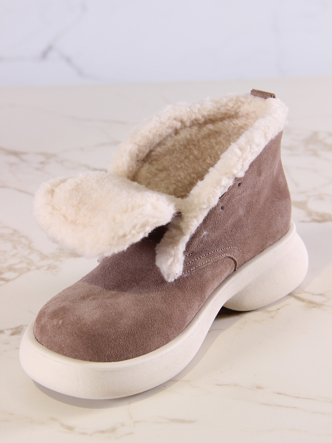 картинка Ботинки ED'ART 308.927'be.Капучино замша з от интернет магазина